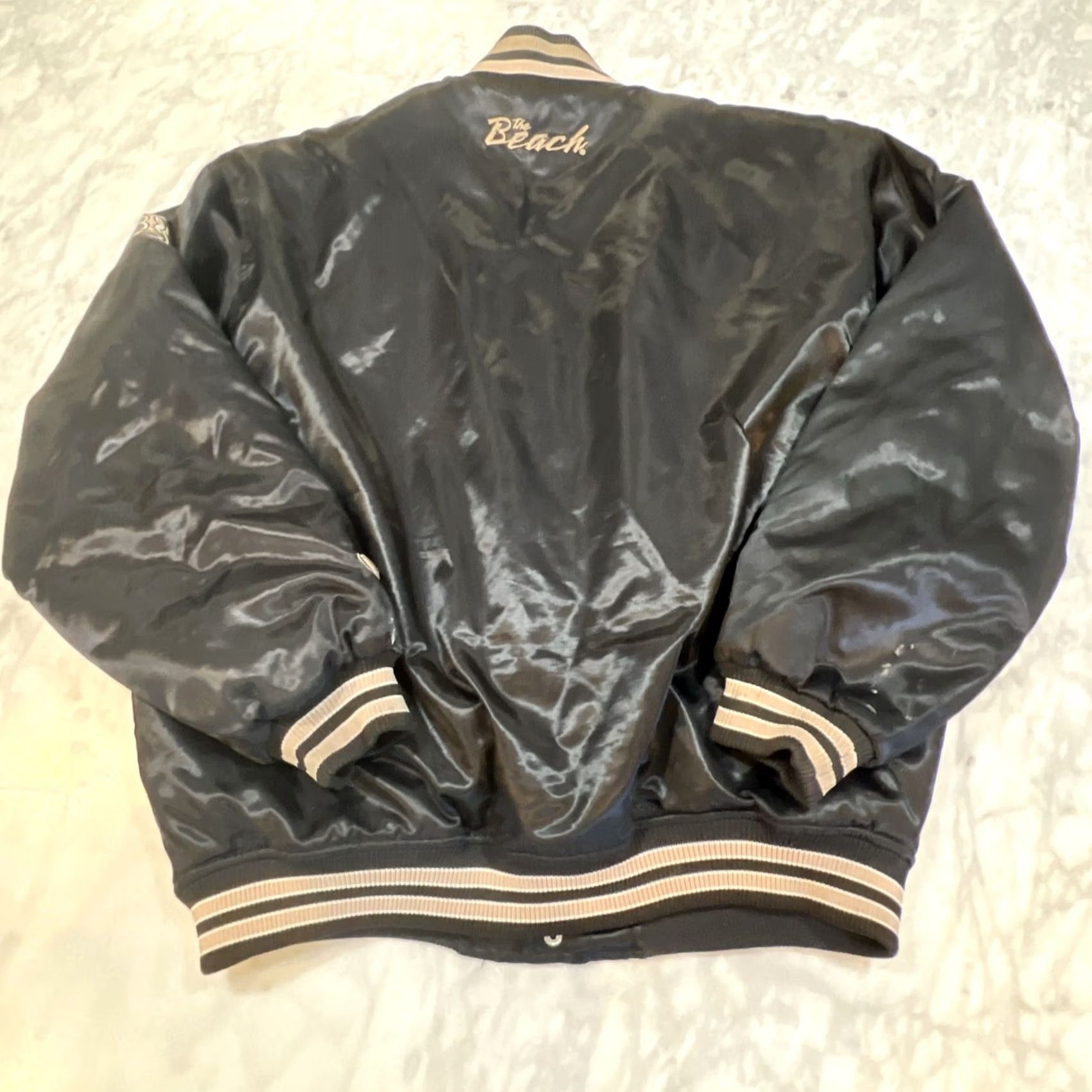 Vintage VINTAGE Colosseum CSU Long Beach State Varsity Jacket Medium Black Script Size US M / EU 48-50 / 2 - 6 Thumbnail