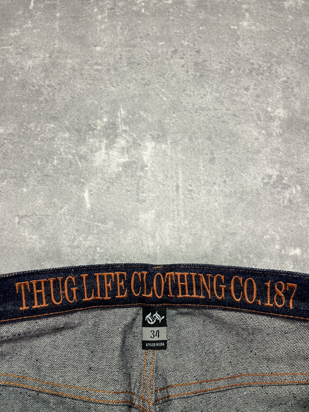 Rap Tees Thug Life Baggy Printed Jorts Shorts 34 Tupac Makaveli Size US 34 / EU 50 - 6 Thumbnail