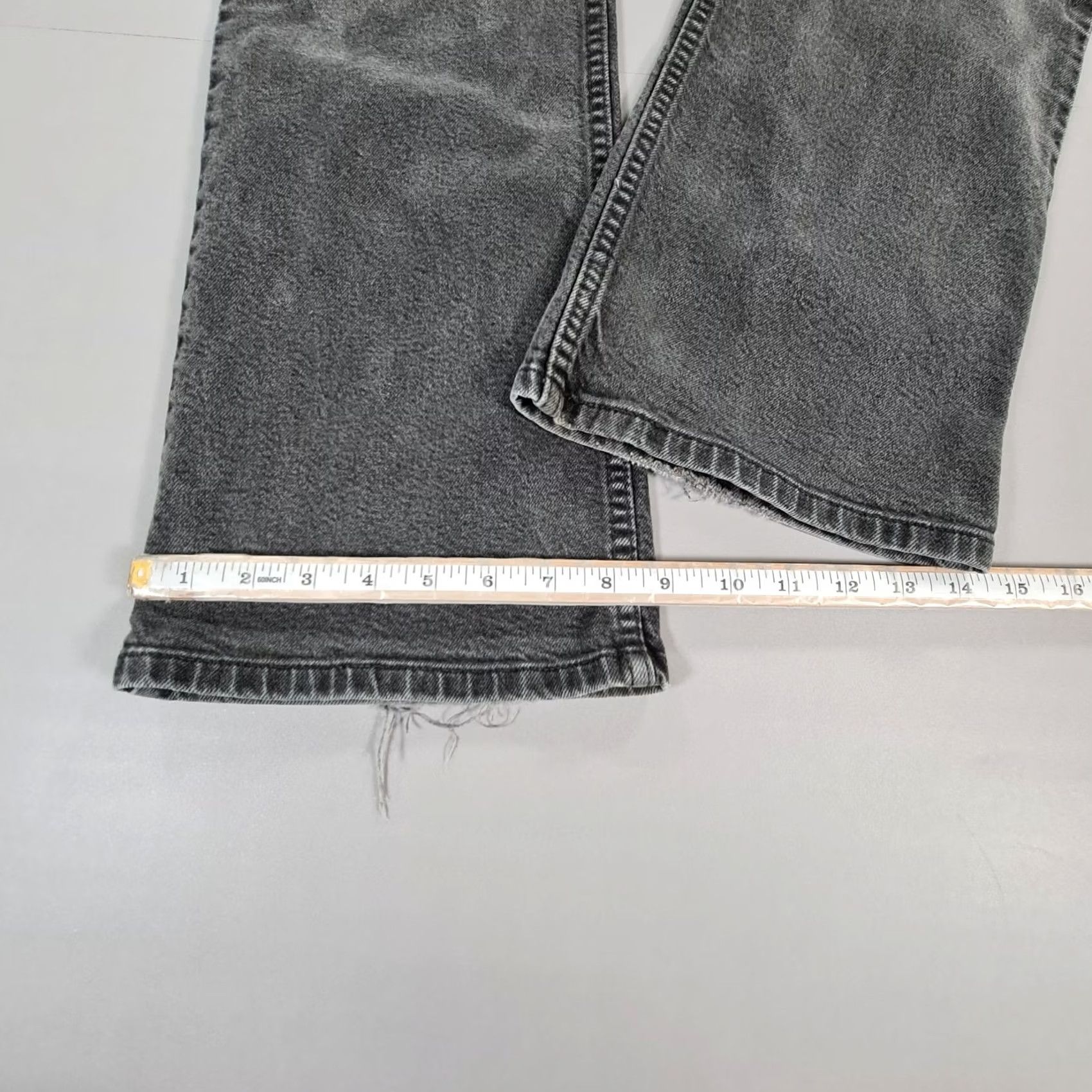 Levi's Levi's Jeans 517 Womens Grey W30 L31 Mid Rise Bootcut Stretch Denim 90s Vintage City Modern 5-Pocket Mens Womens Girls Size 30" / US 8 / IT 44 - 6 Thumbnail