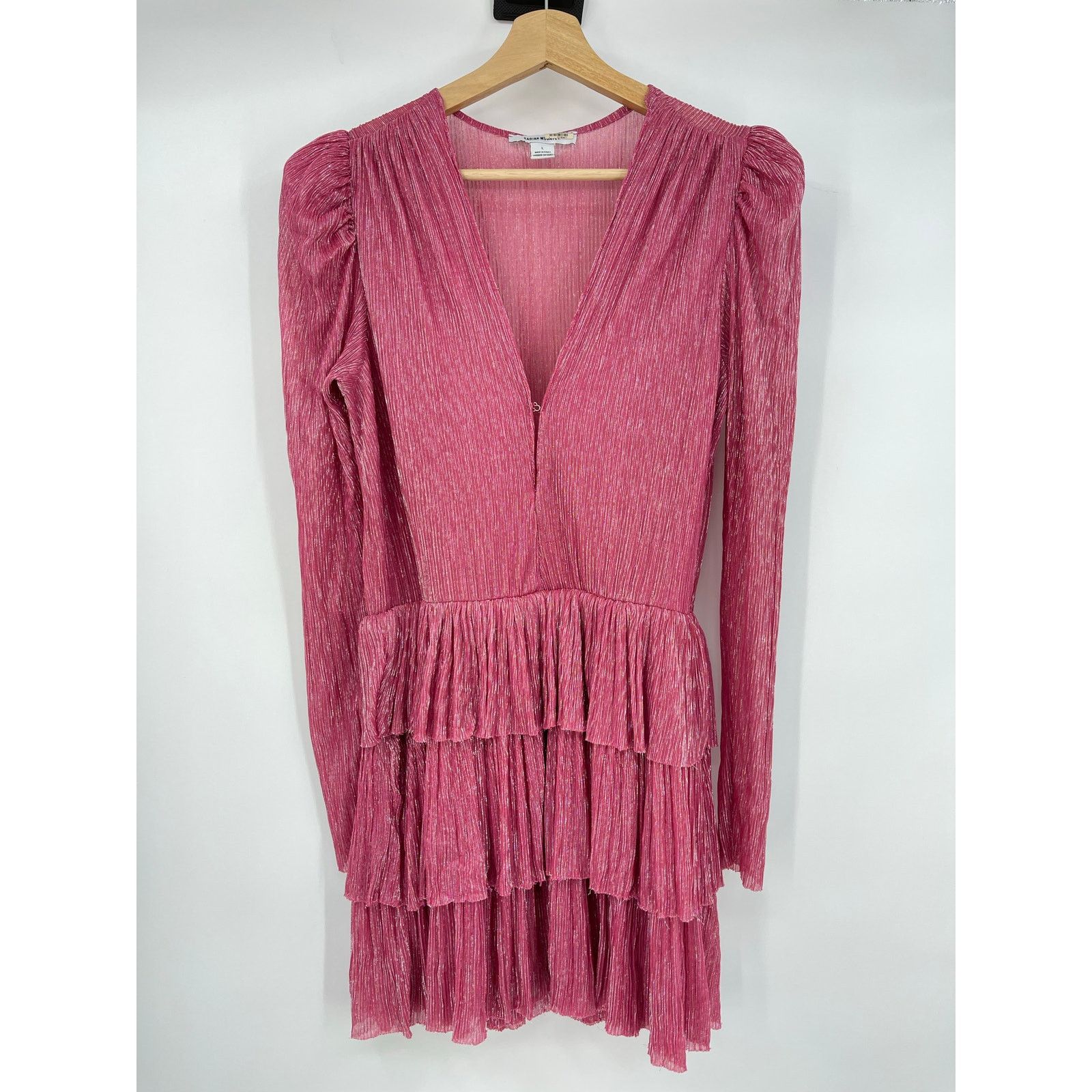 Other Sabina Musayev | Carry Mini Dress Hot Pink L Size L / US 10 / IT 46 - 2 Thumbnail