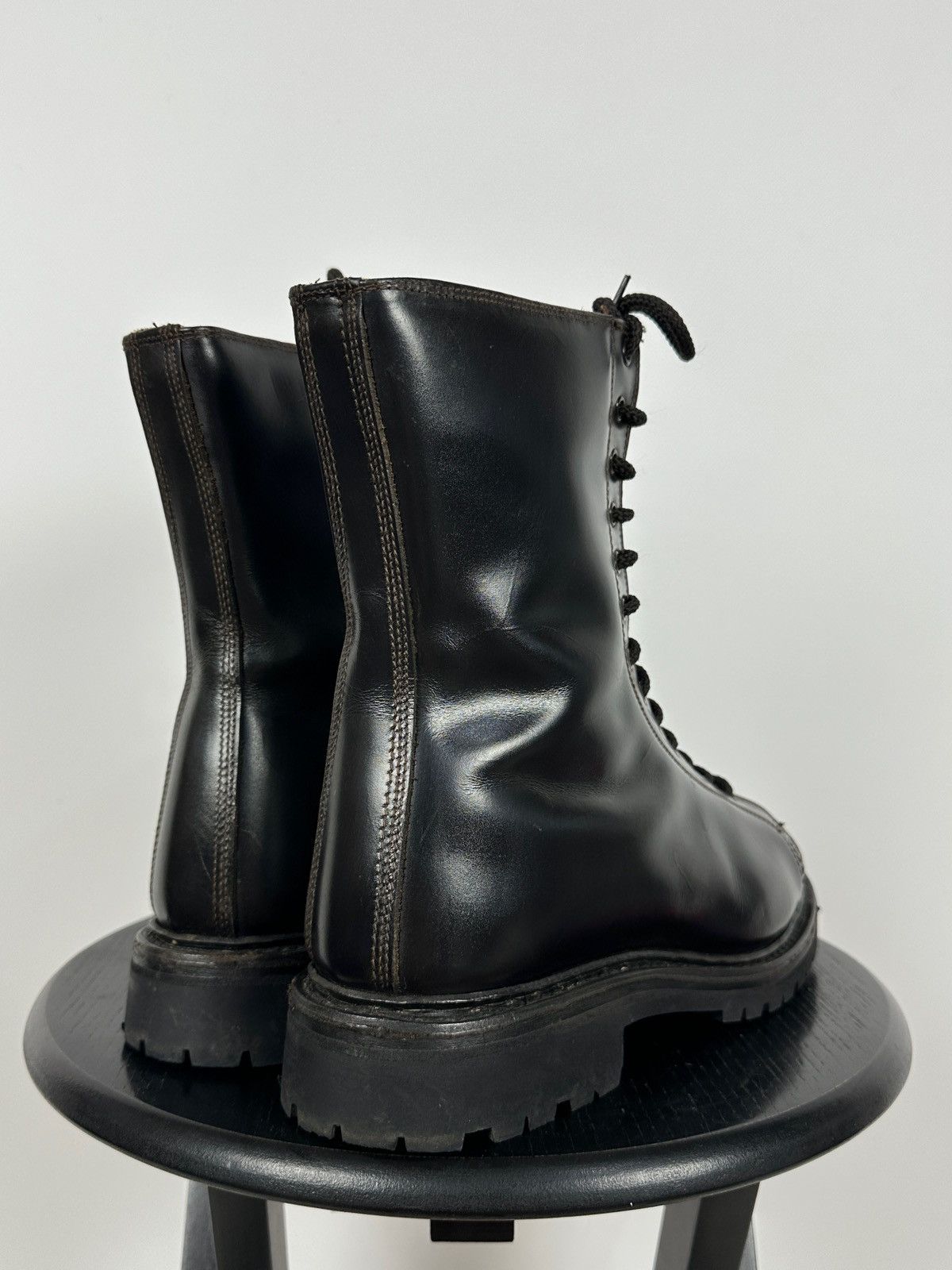 Vintage Vintage Italy Army Paratrooper Combat Brown Leather Boots Size US 8 / EU 41 - 7 Thumbnail