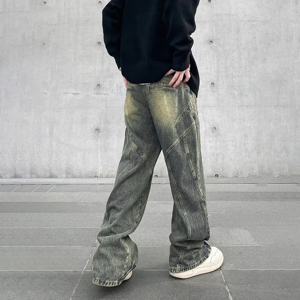 Jean Rusty yellow Baggy jeans Size US 34 / EU 50 - 2 Thumbnail