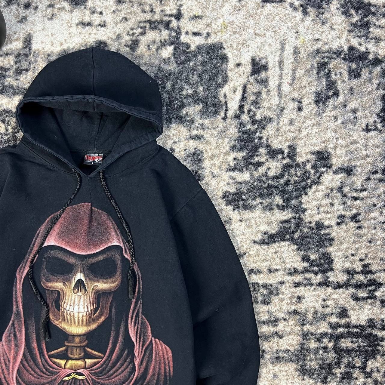 Vintage Skeleton Vintage Y2K Big Logo Two-Sides Logo Hoodie Size US L / EU 52-54 / 3 - 3 Thumbnail