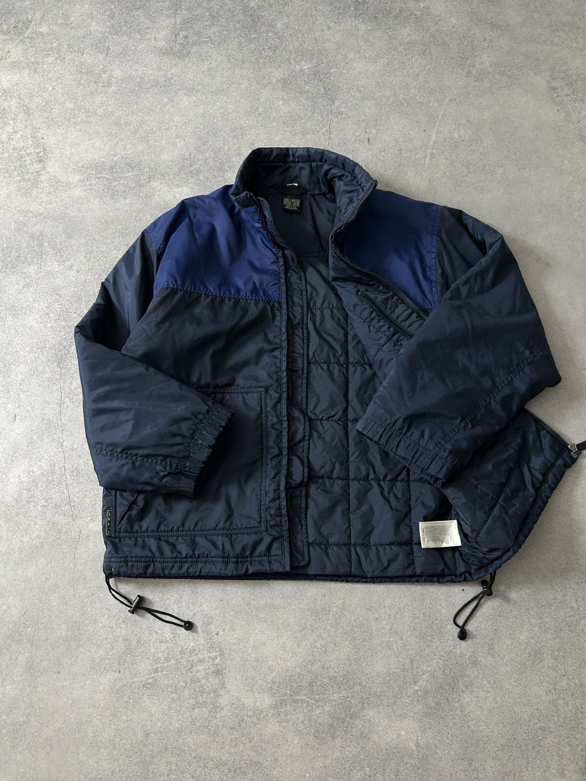 Nike Vintage Nike jacket 90s mens blue big logo rare swoosh Size US M / EU 48-50 / 2 - 4 Thumbnail