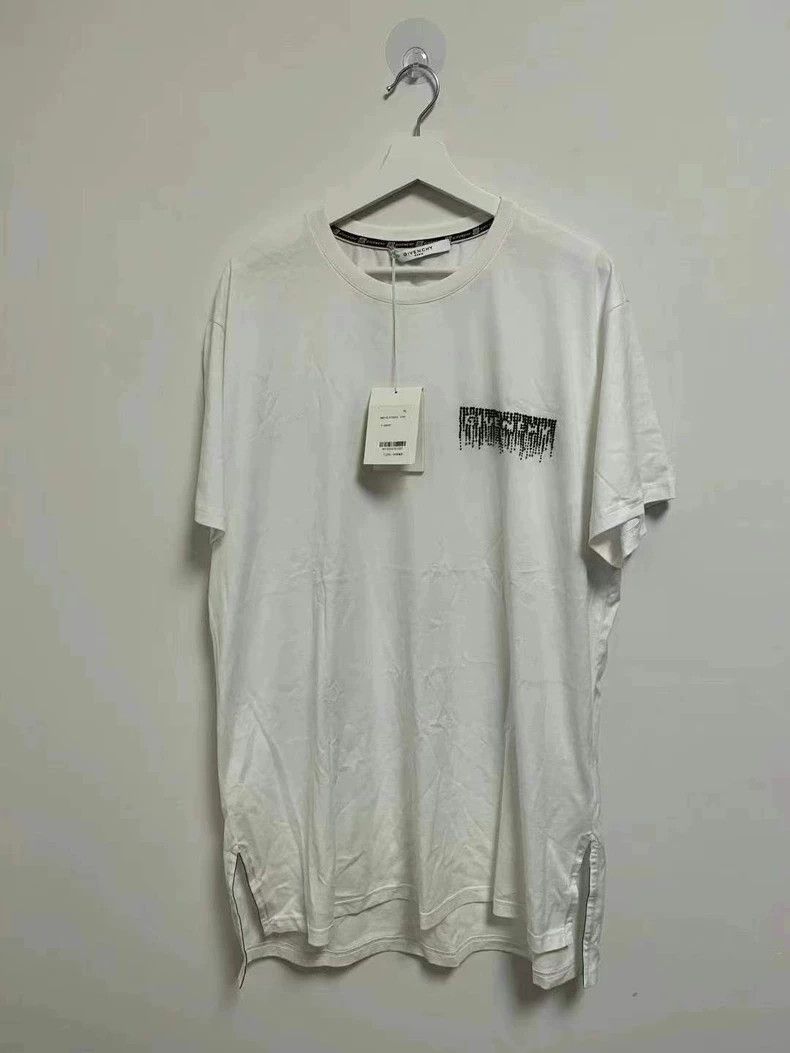 Givenchy Givenchy Glitter Logo Short Sleeve GIVENCHY T-Shirt 2506-Ne Size US L / EU 52-54 / 3 - 1 Thumbnail