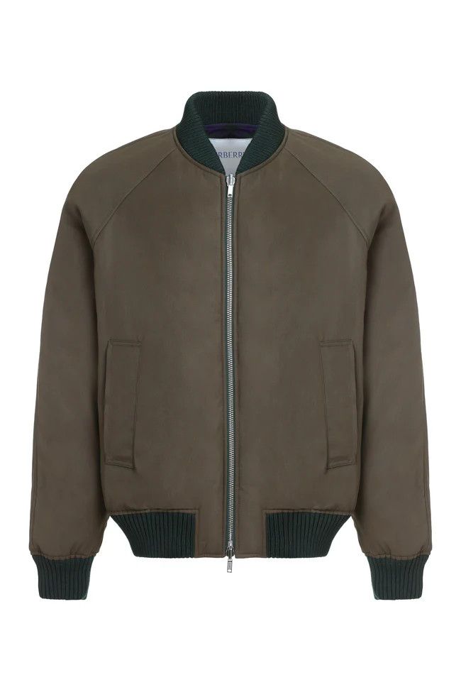 Burberry o1y0426 Bomber Jacket in Dark Green/Purple Size US S / EU 44-46 / 1 - 3 Thumbnail