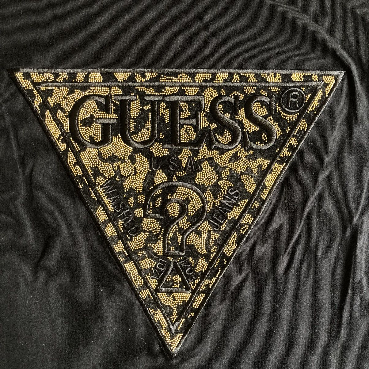 Guess Authentic Guess Big Logo Traingle Leo T-shirt Size XS / US 0-2 / IT 36-38 - 3 Thumbnail