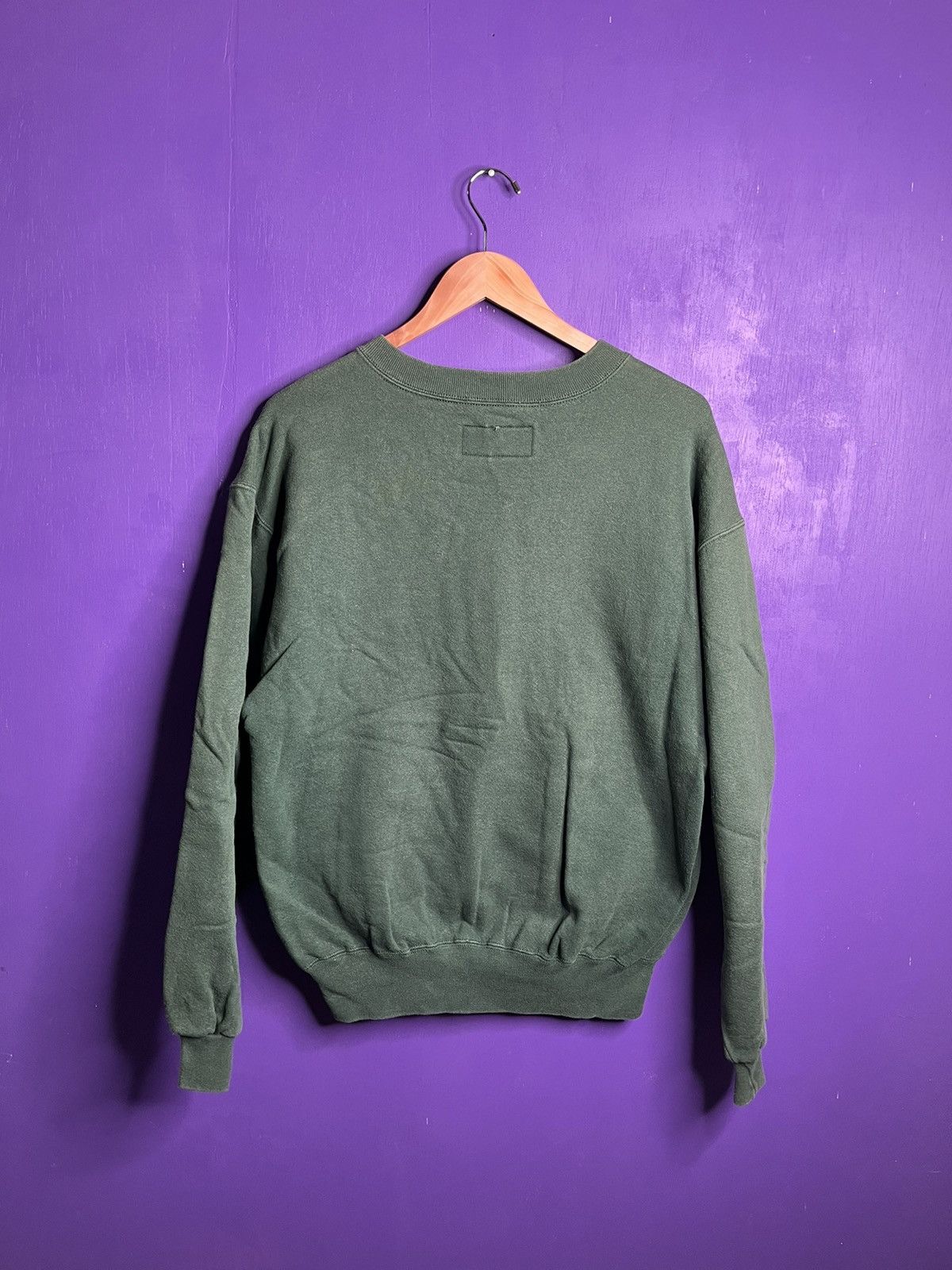 Russell Athletic × Vintage Vintage 90s Russell athletic green blank crewneck Size US M / EU 48-50 / 2 - 2 Thumbnail