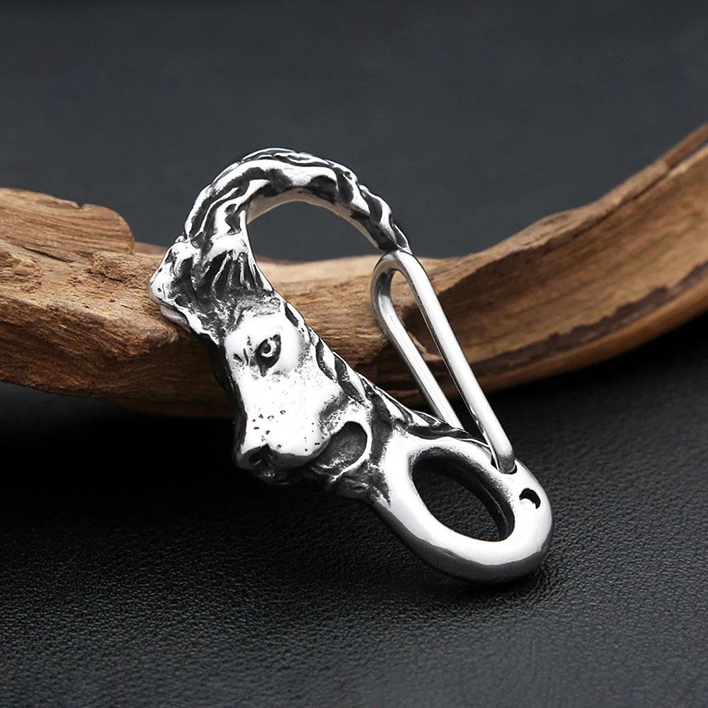 Other Stainless Steel Lion Head Keychain Size ONE SIZE - 3 Thumbnail