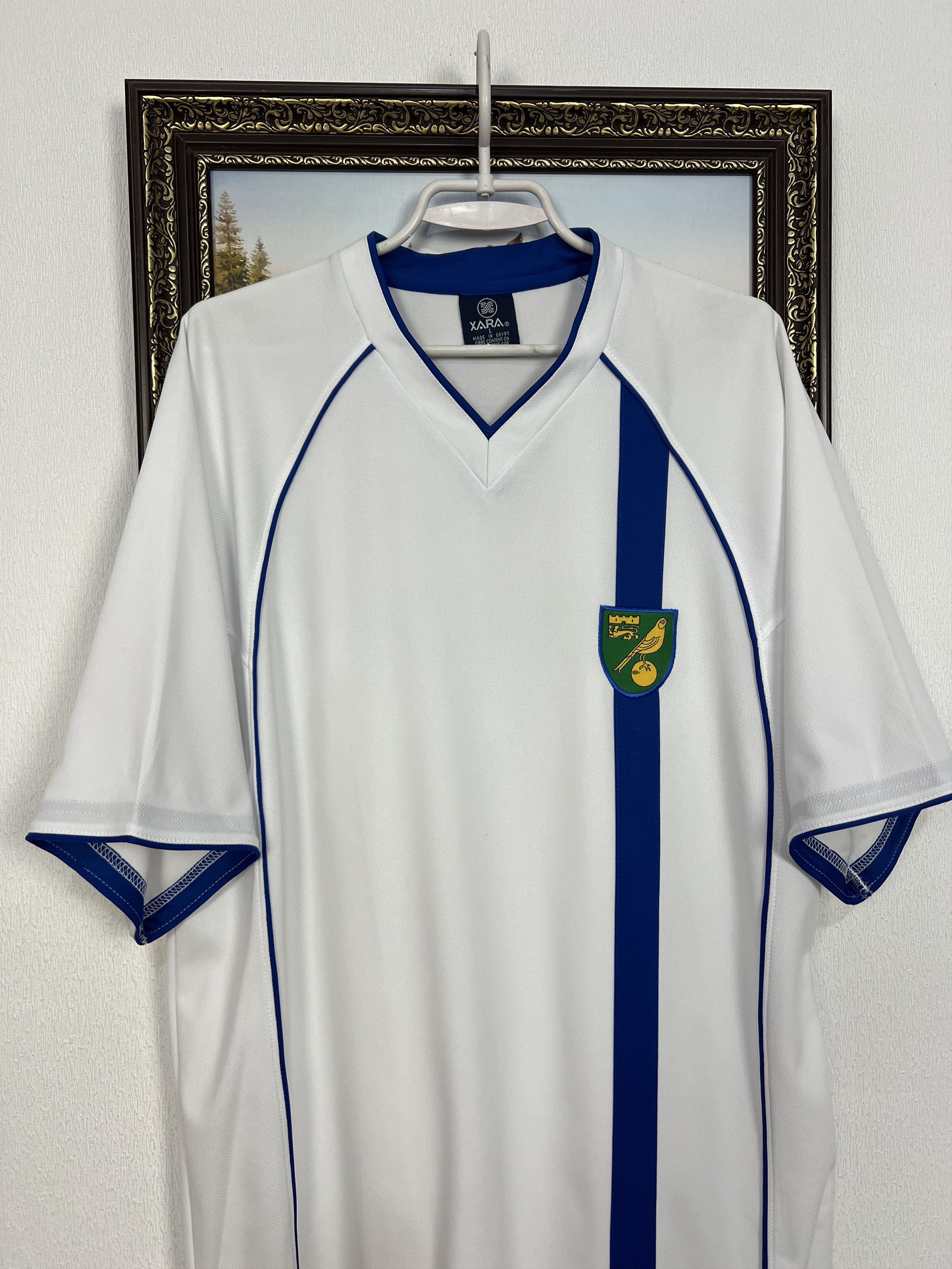 Vintage XARA Norwich City Football Train Shirt Soccer Jersey Trikot Size US L / EU 52-54 / 3 - 2 Thumbnail