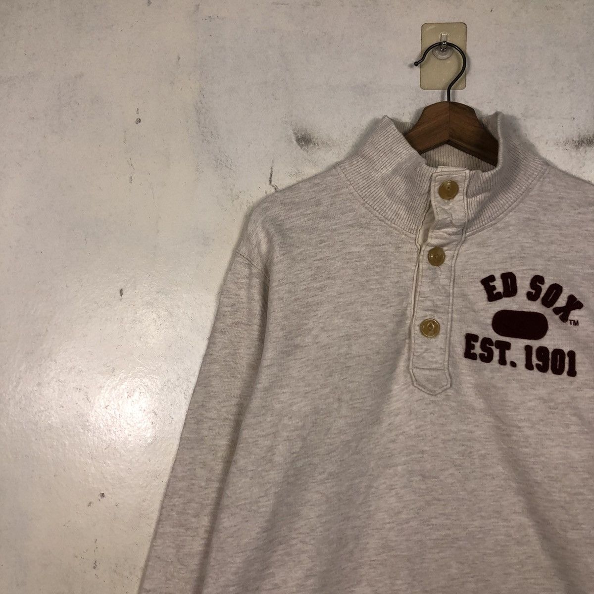 Japanese Brand 📌Vintage Sweatshirt Red Sox Big Logo Size US M / EU 48-50 / 2 - 9 Thumbnail