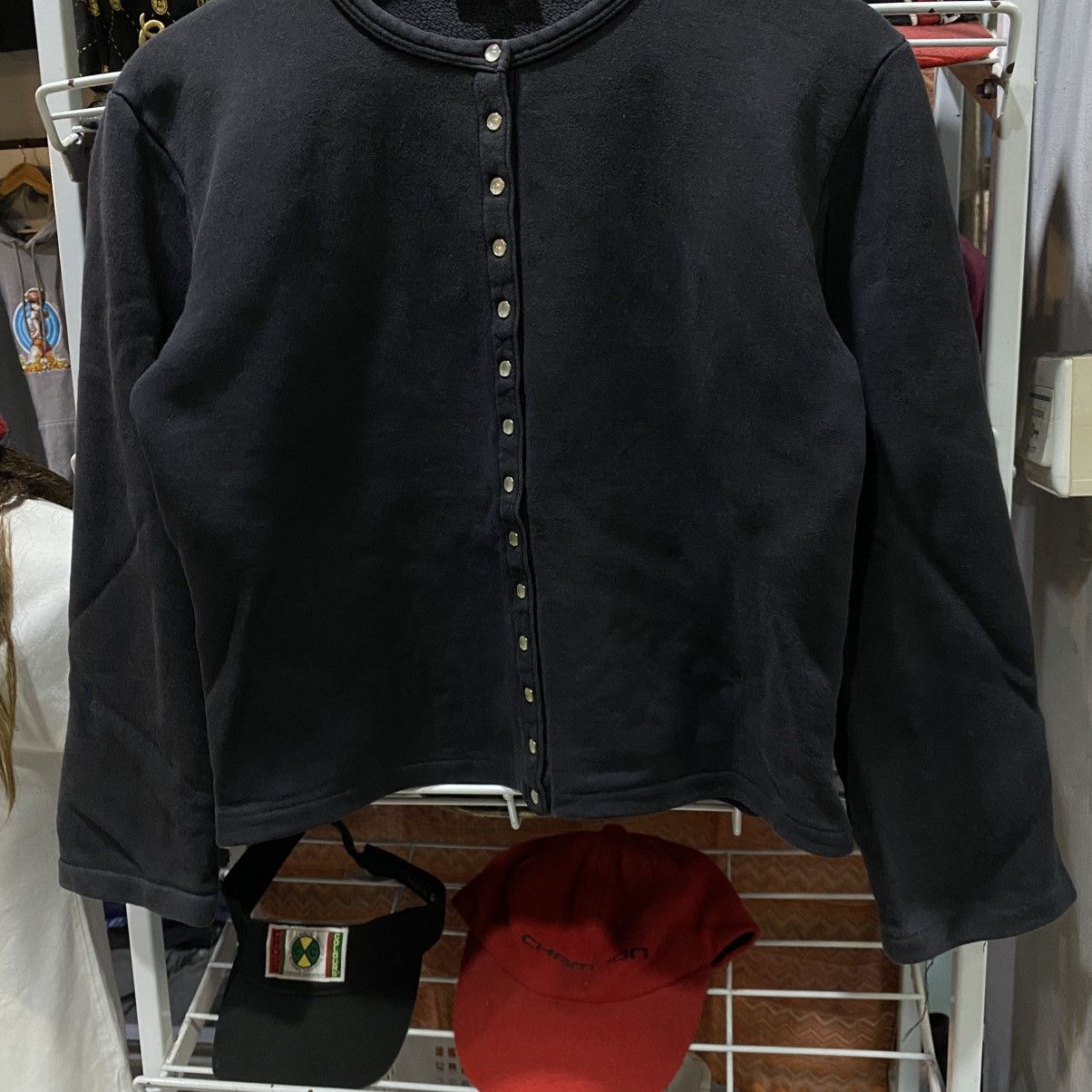 agnes b. Agnès b. Le Classique Paris snap cardigan Size S / US 4 / IT 40 - 4 Thumbnail