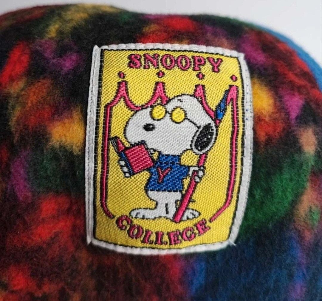 Vintage 1971 Snoopy fleece cap Size ONE SIZE - 5 Thumbnail