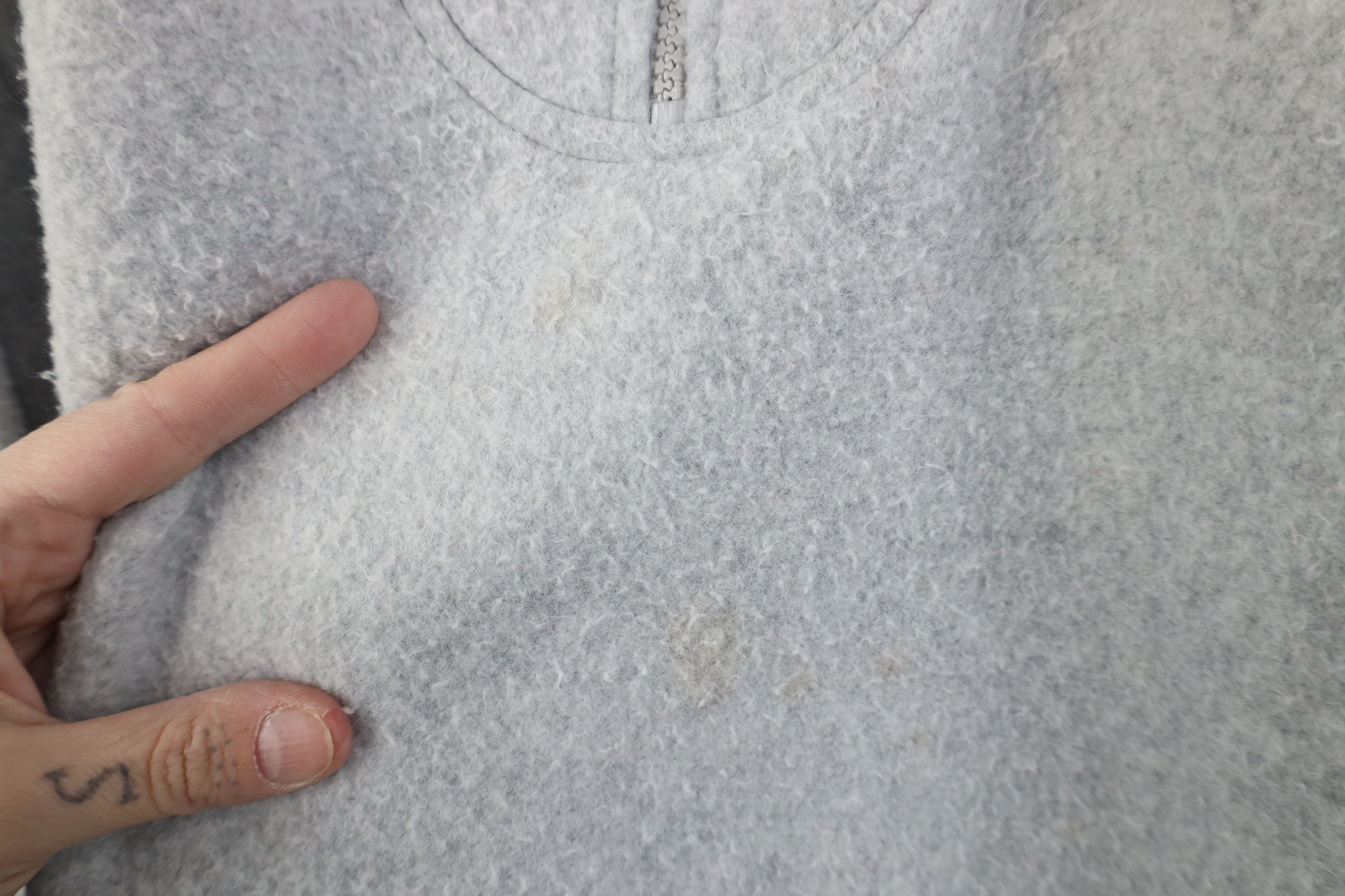 Vintage Vintage 90s Streetwear Half Zip Fleece Pullover Sweater Gray Size US XL / EU 56 / 4 - 5 Thumbnail