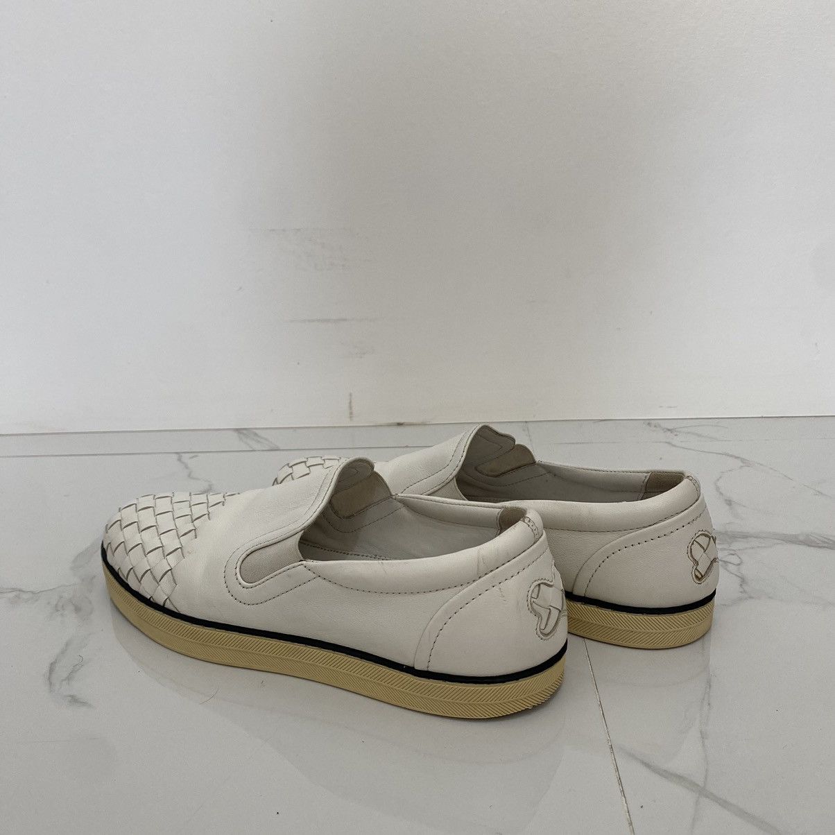 Bottega Veneta Bottega Veneta Intrecciato Slip on Sneakers Size US 7.5 / IT 37.5 - 3 Thumbnail