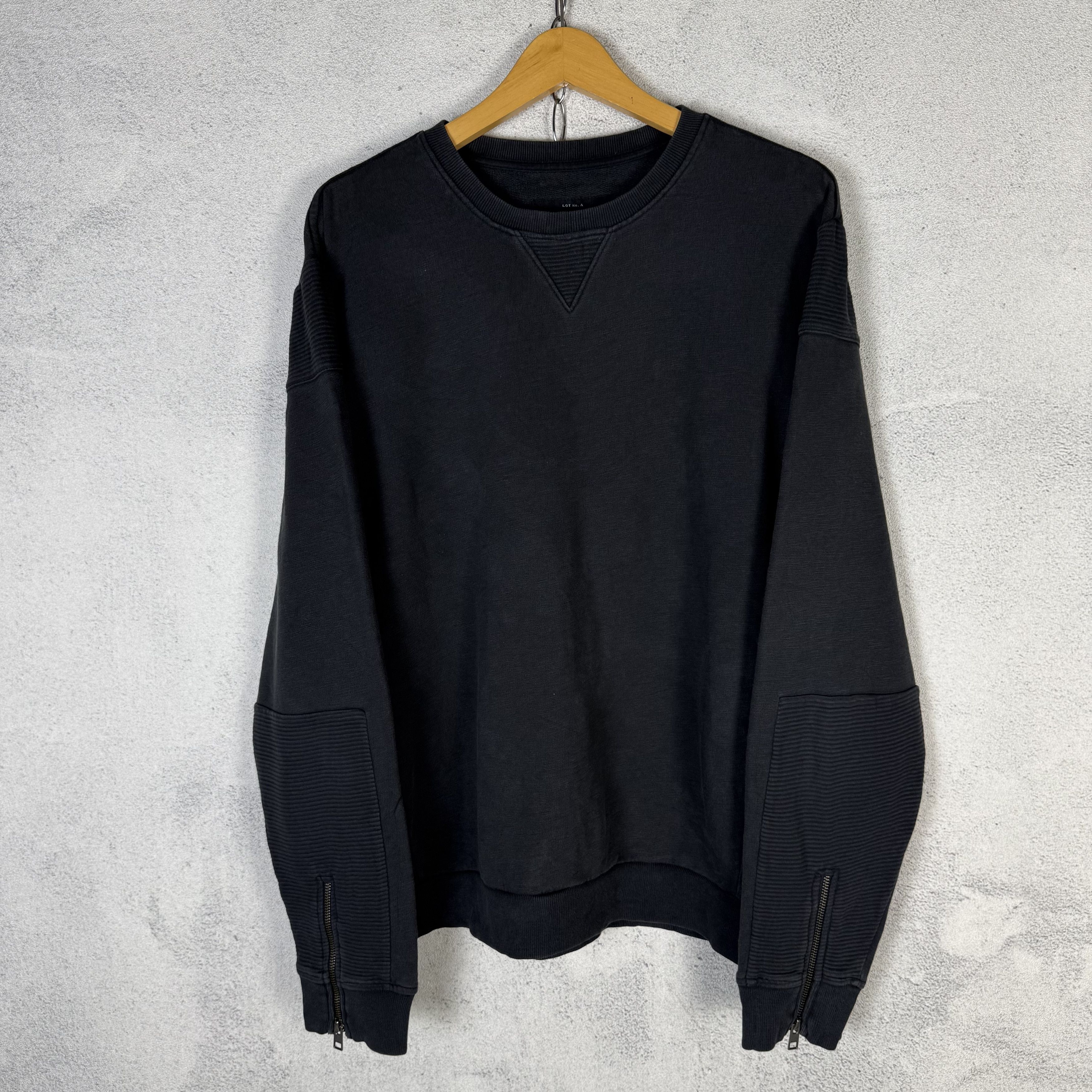 Allsaints Allsaints Washed Sweatshirt Crewneck Size US L / EU 52-54 / 3 - 4 Thumbnail