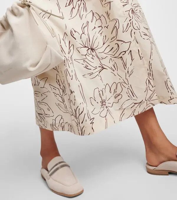 Brunello Cucinelli o1w1db10825 Dress in Open White Size S / US 4 / IT 40 - 2 Thumbnail