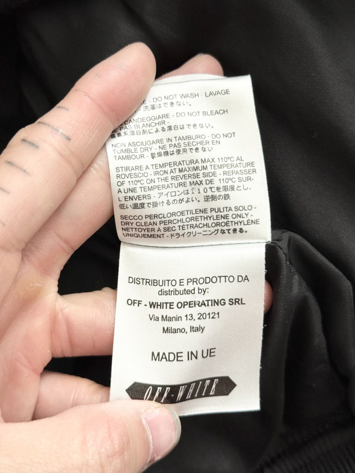 Off-White ARCHIVAL! Off-White Striped-sleeves Bomber Jacket Size US S / EU 44-46 / 1 - 10 Thumbnail