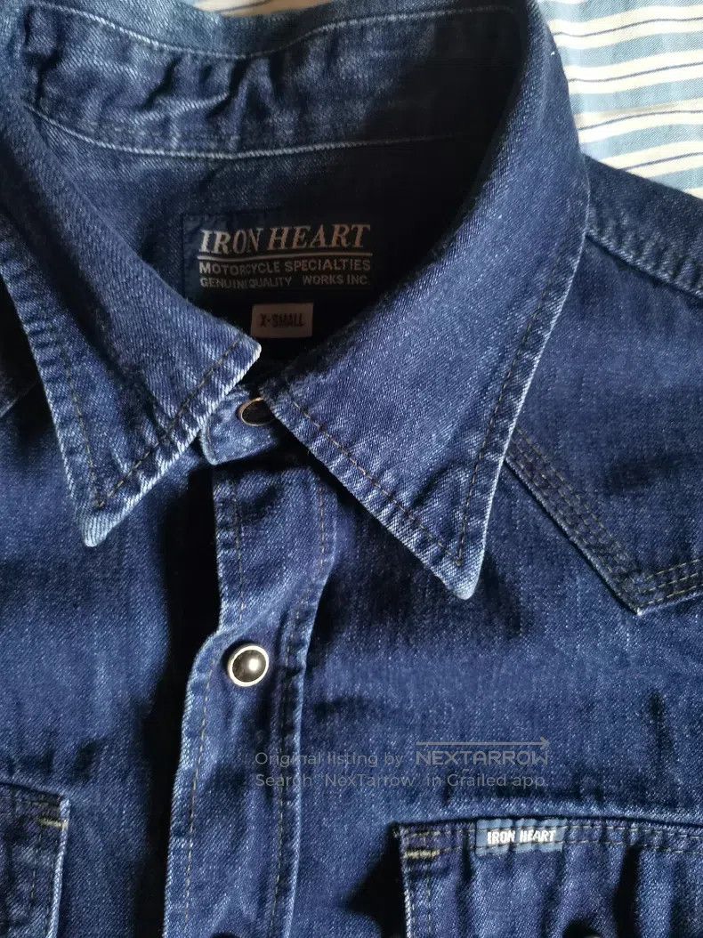 Iron Heart Iron Heart Pure cotton heavy-duty double-dyed western shir Size US XS / EU 42 / 0 - 2 Thumbnail