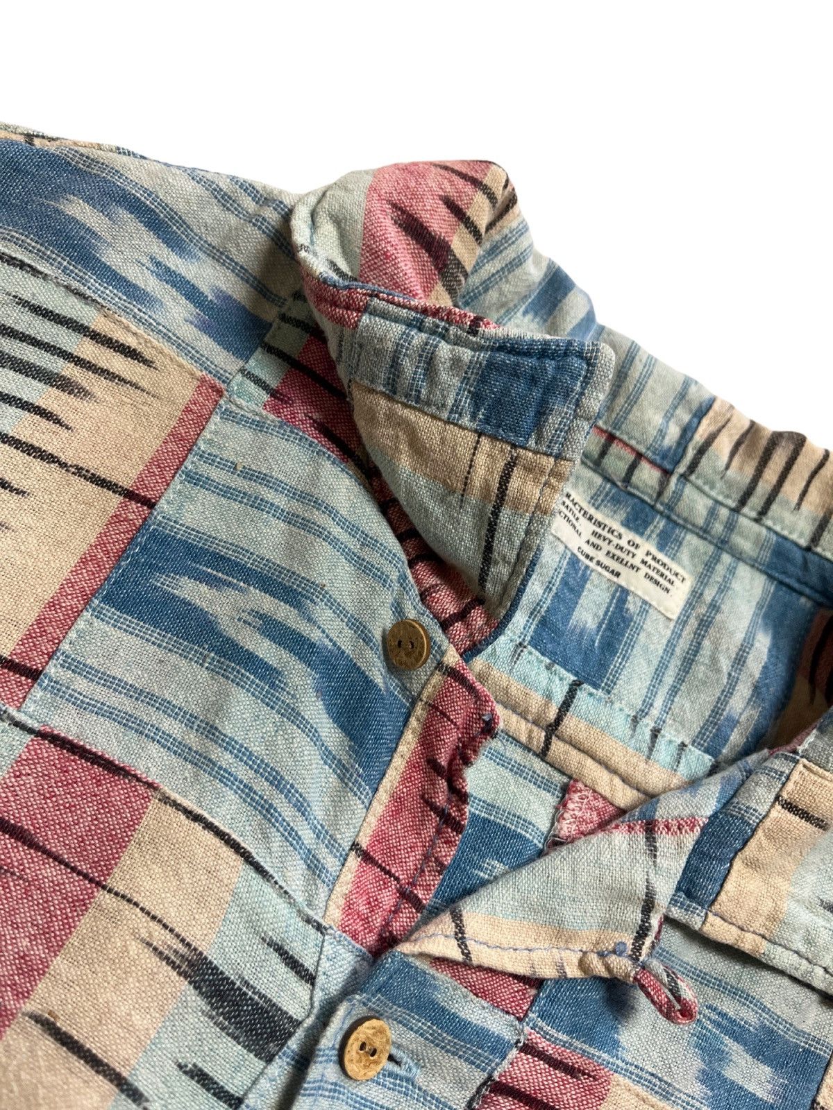 Vintage Cube Sugar patchwork button up inspired kapital Size US M / EU 48-50 / 2 - 3 Thumbnail