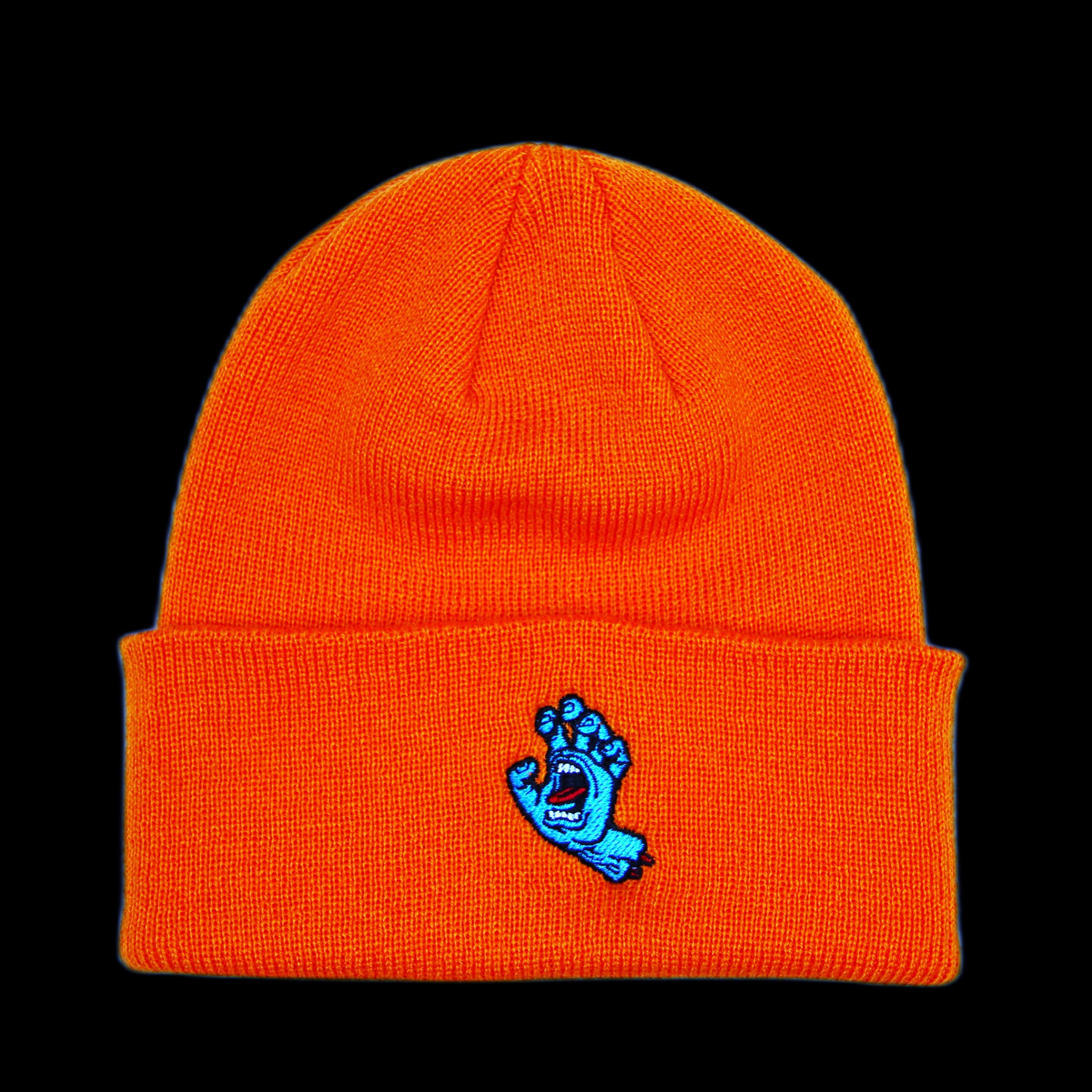 Santa Cruz Skateboards Santa Cruz Screaming Hand Logo Beanie Orange Size ONE SIZE - 1 Thumbnail