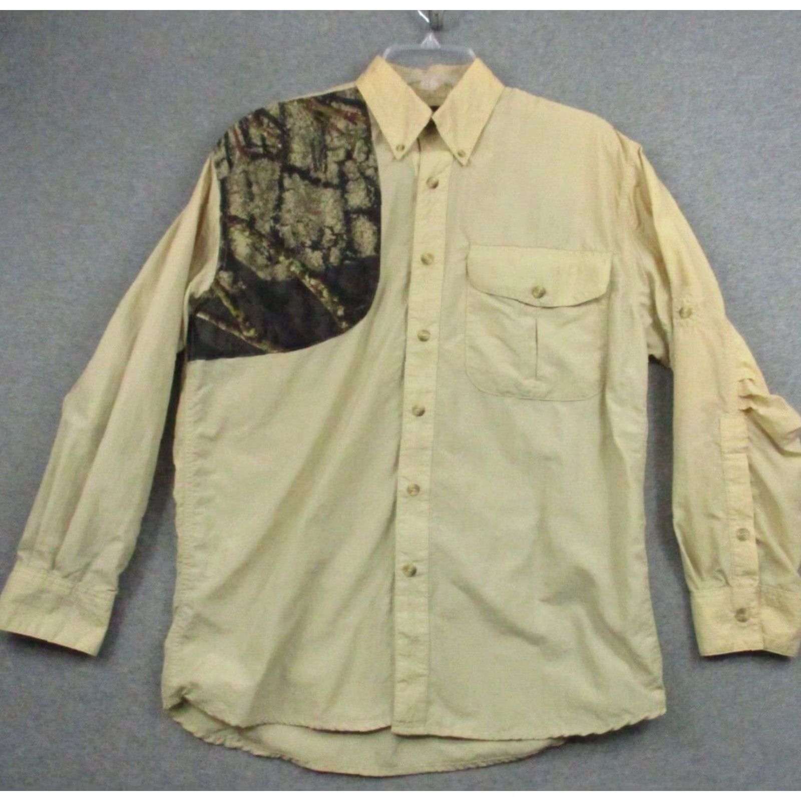 Vintage Camo Ridge Hunting Shirt Medium Men's Camouflage Khaki Button-Up Long Sleeve Blue? Size US M / EU 48-50 / 2 - 2 Thumbnail