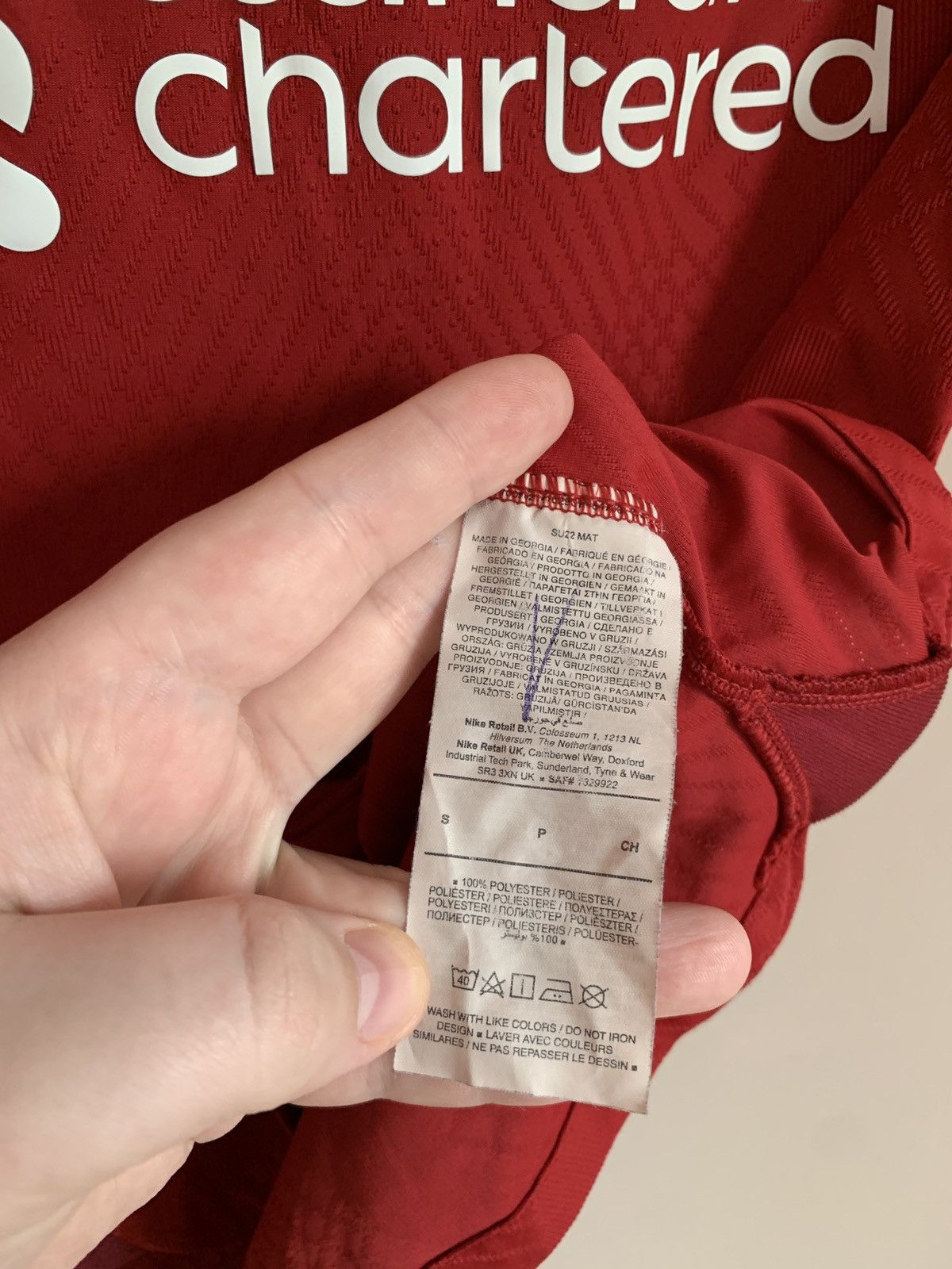 Nike Liverpool Home Football Shirt Nike Player Issue Jersey Sz S Size US S / EU 44-46 / 1 - 15 Thumbnail