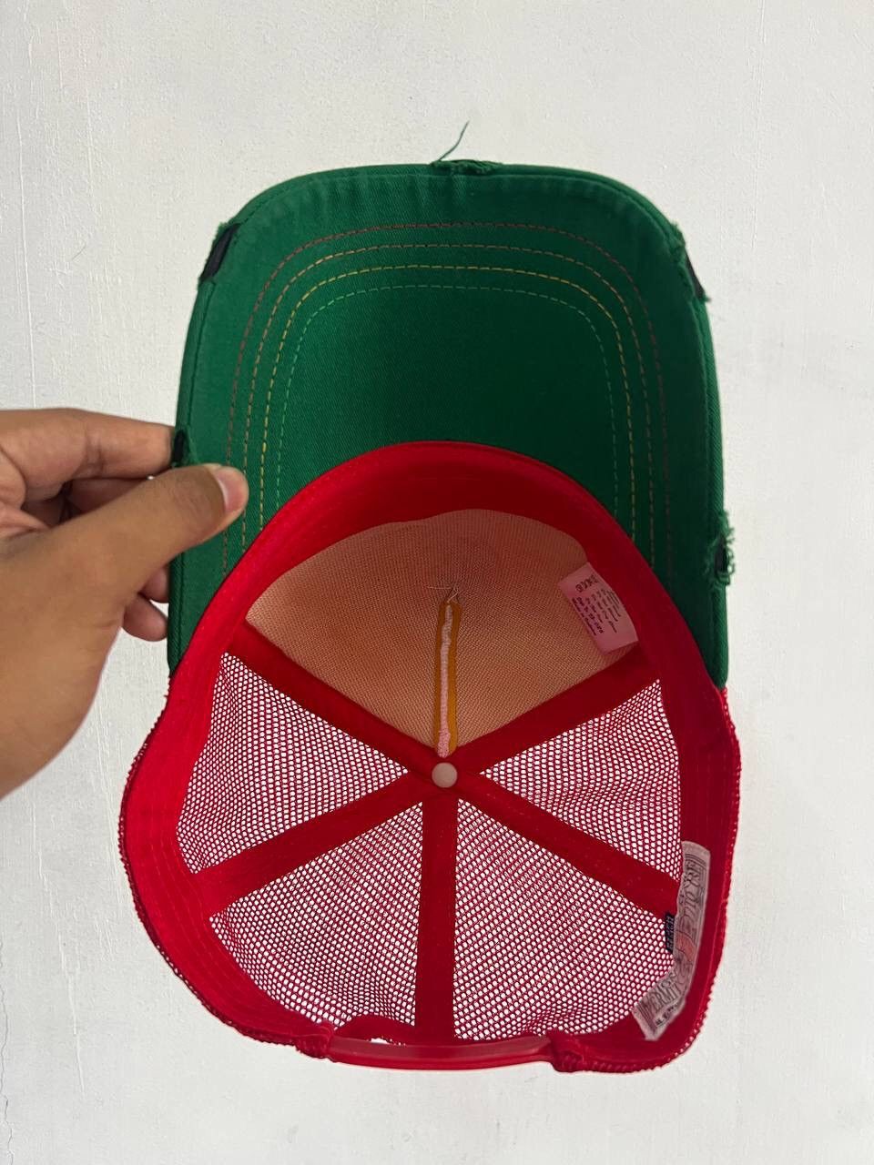 Japanese Brand New Sale Distressed Trucker Hat Size ONE SIZE - 6 Thumbnail