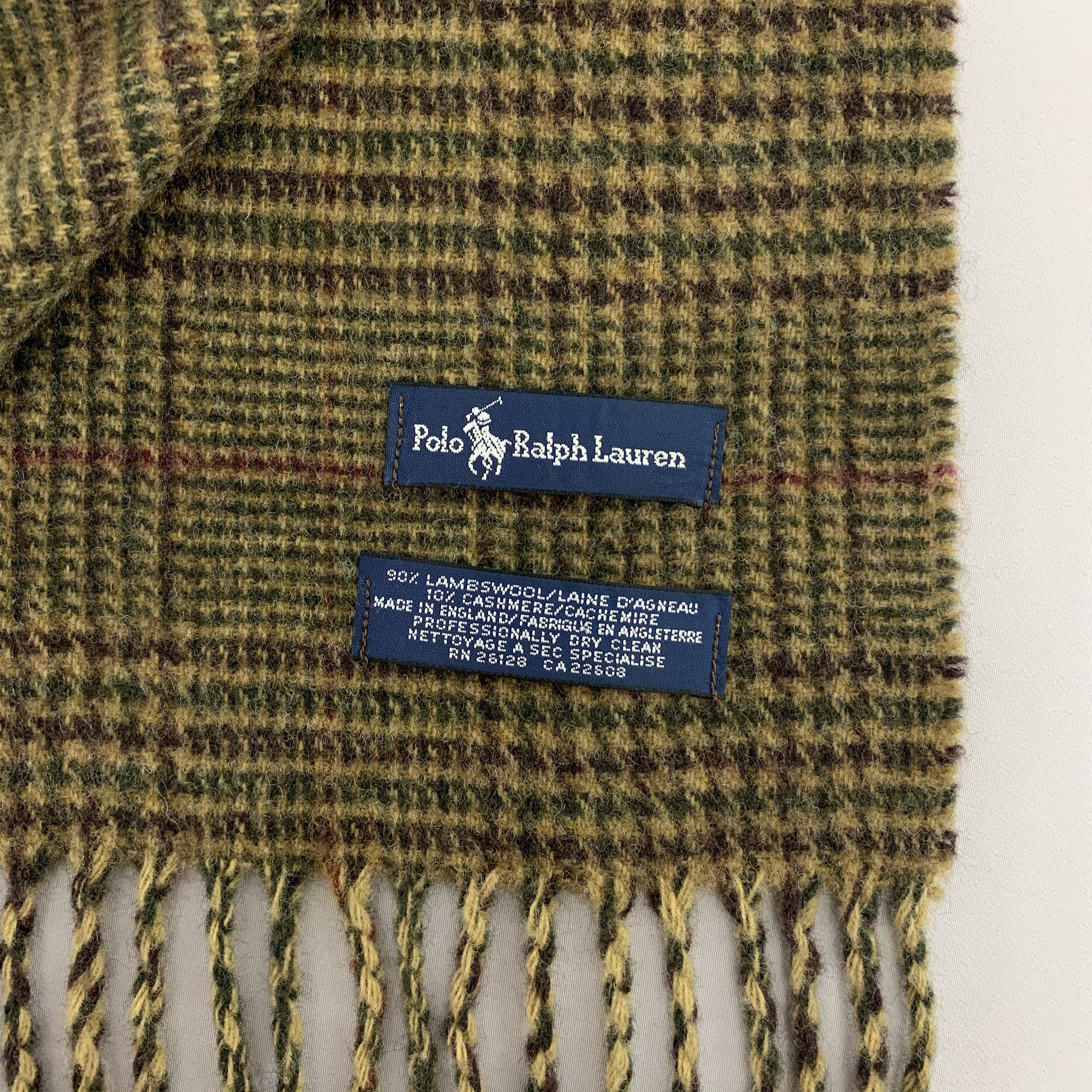 Polo Ralph Lauren Polo Ralph Lauren Scarf Wool Muffler Neck Wrap BL4374 Size ONE SIZE - 4 Thumbnail