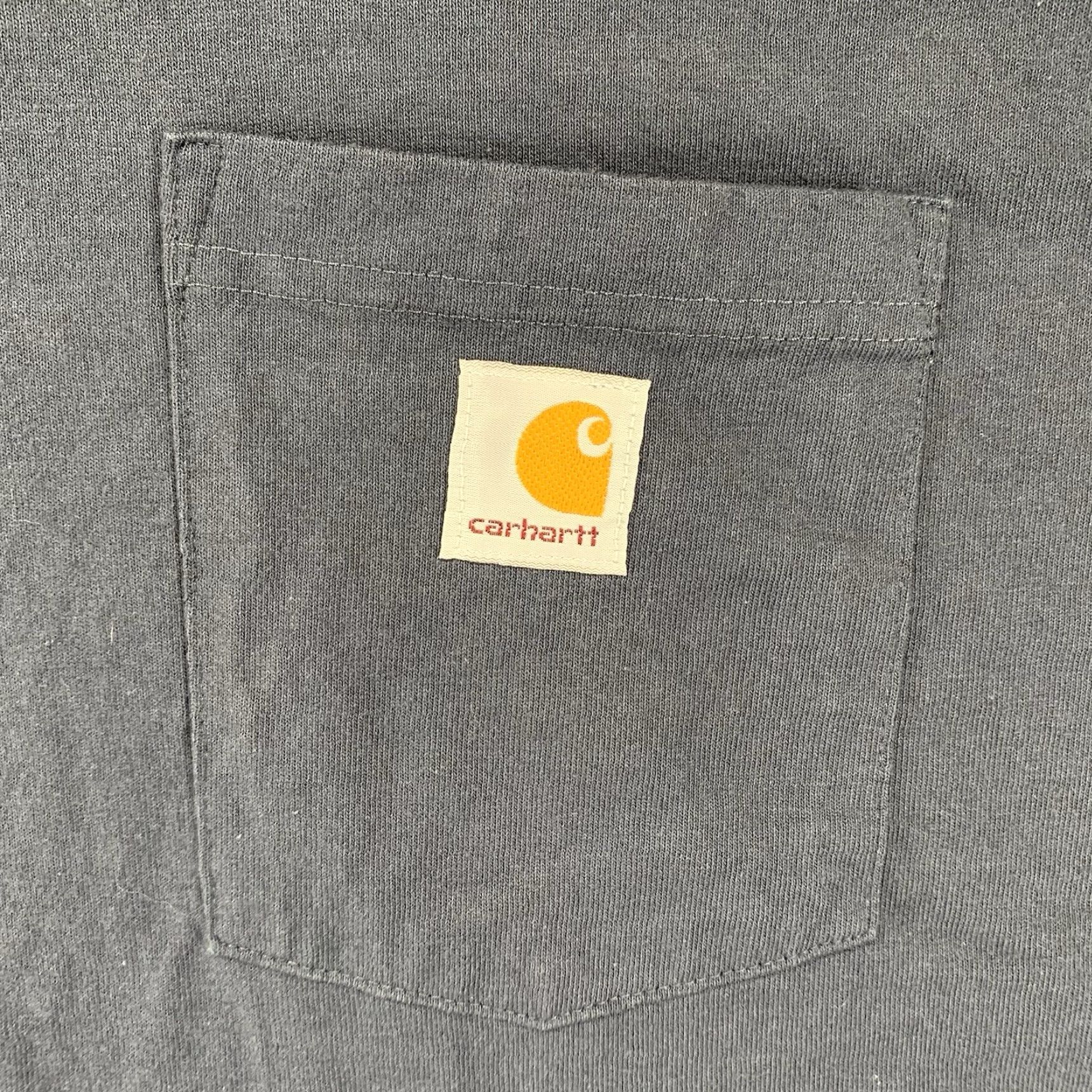 Carhartt Carhartt T-Shirt Mens Blue Stone XL Short Sleeve Crew Neck All Cotton Regular Fit Logo Pockets Solid 100% Cotton Outdoor Grunge Classic 2020s Mens Size US XL / EU 56 / 4 - 4 Thumbnail