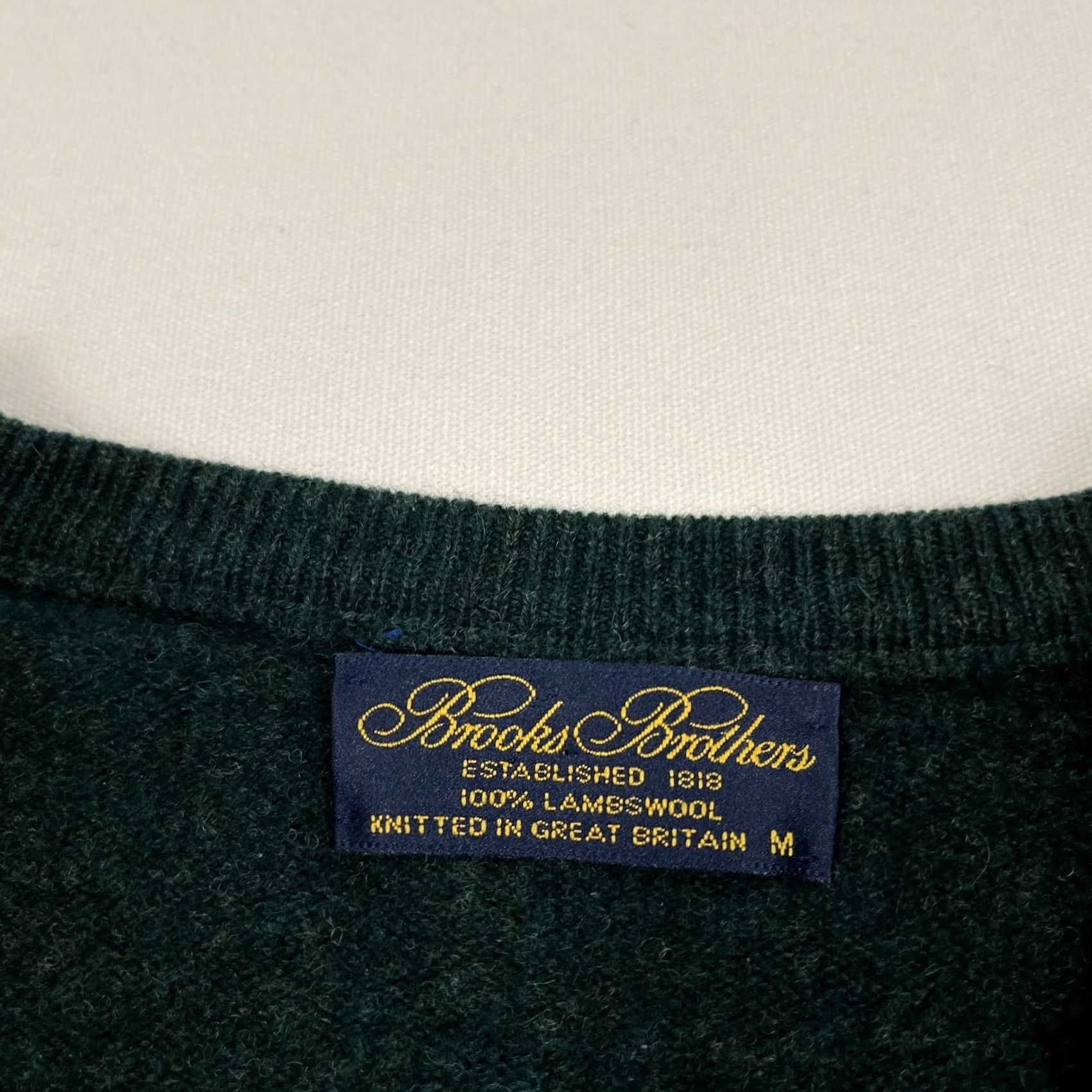 Brooks Brothers Brooks Brothers Sweater Mens M Green Lambswool Pullover Knit Wool Classic Jacket? Size US M / EU 48-50 / 2 - 2 Thumbnail