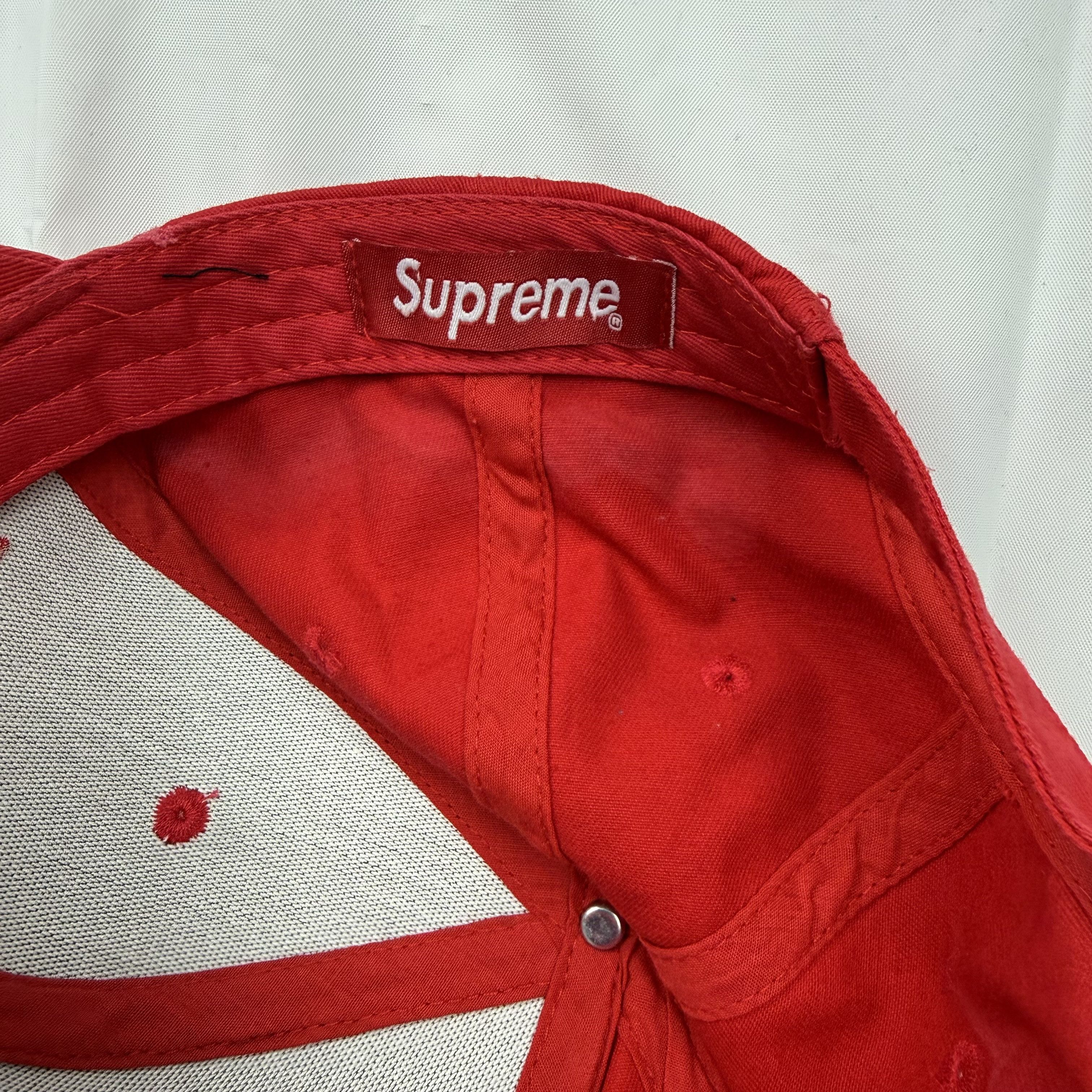 Supreme Supreme Red Baseball Cap Hat Box Adjustable Strapback Mens Size ONE SIZE - 7 Thumbnail
