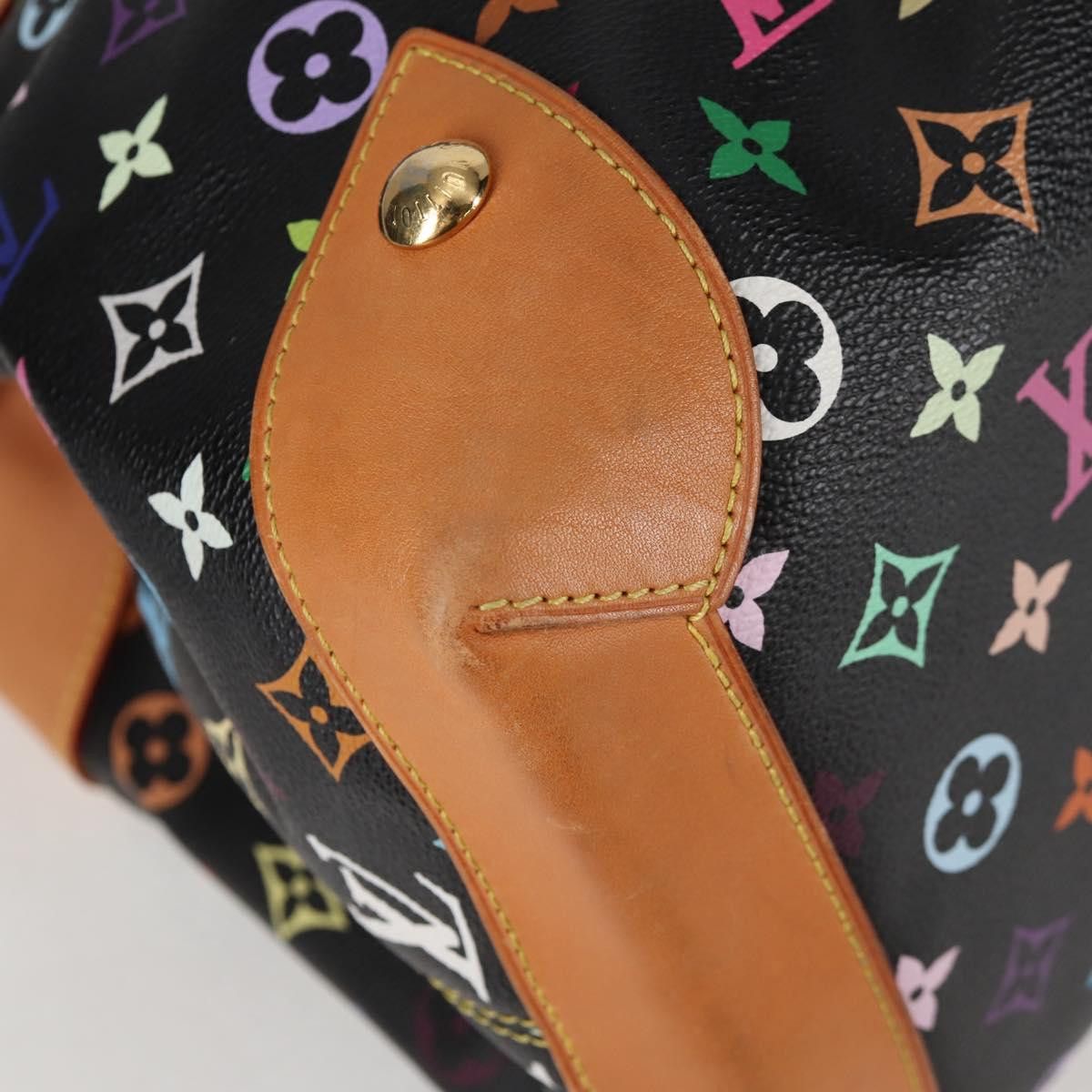 Louis Vuitton LOUIS VUITTON Monogram Multicolor Ursula Tote Bag Black Size ONE SIZE - 14 Thumbnail