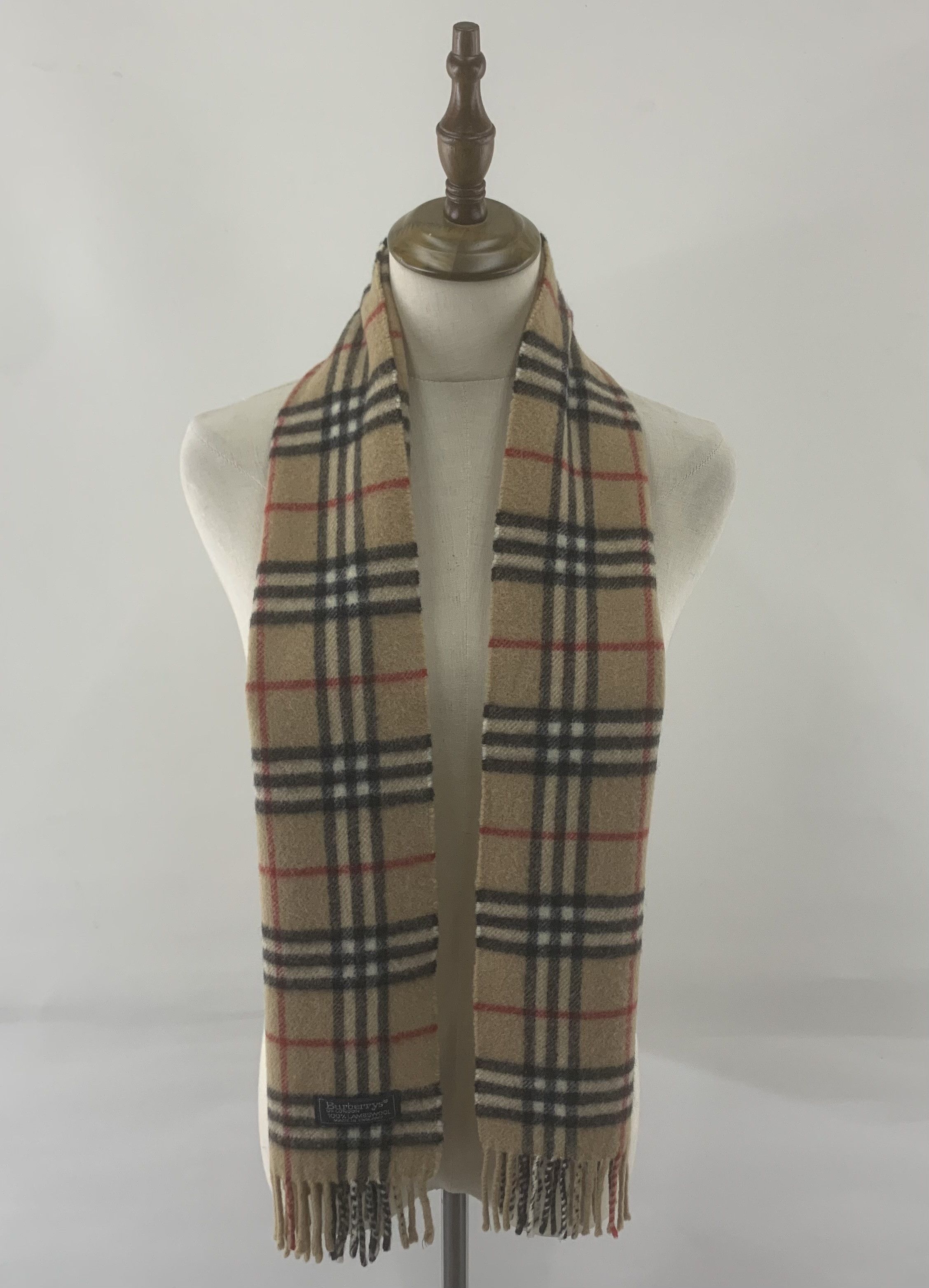 Burberry Burberry Scarf Wool Muffler Neck Wrap BL9262 Size ONE SIZE - 1 Thumbnail