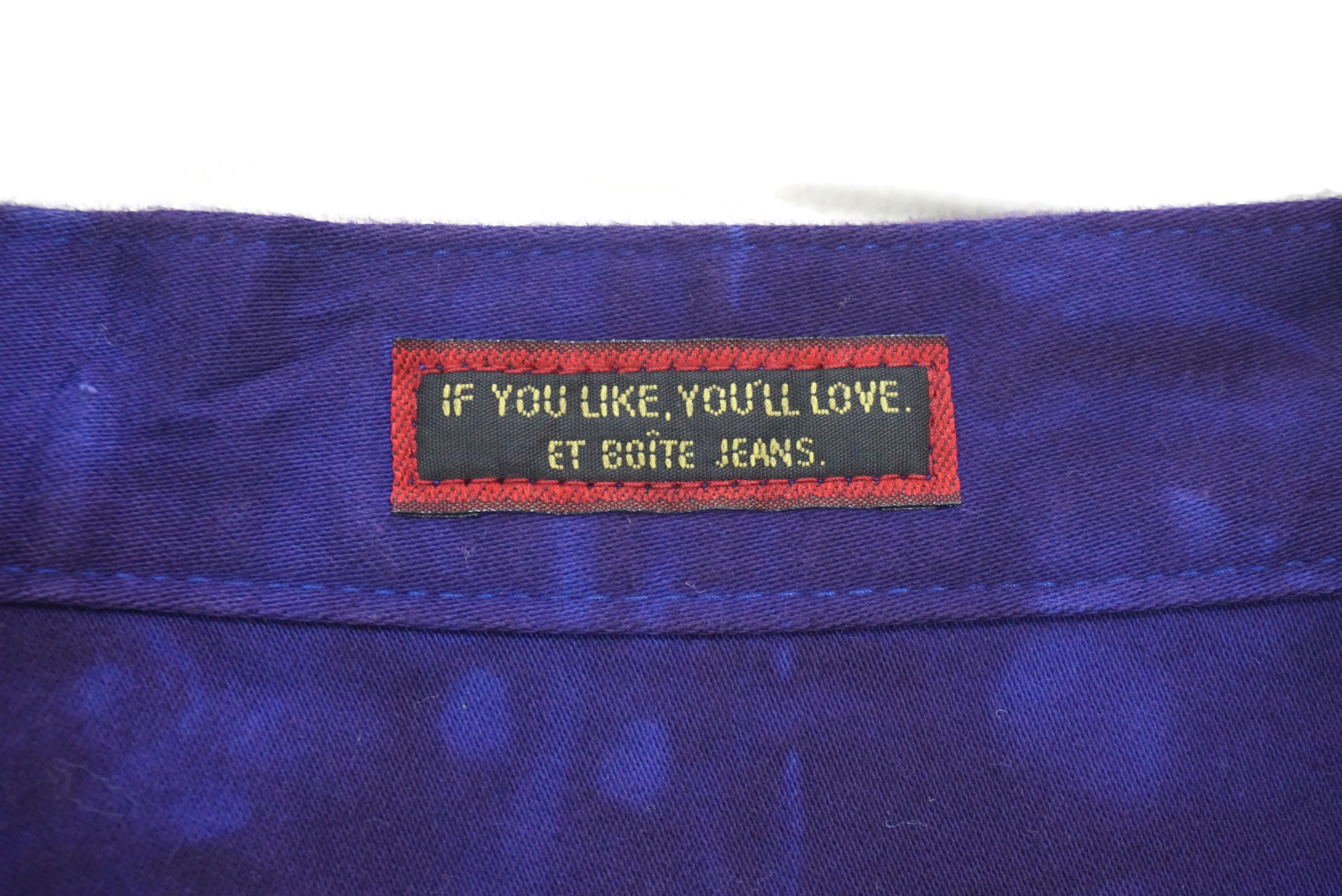 Japanese Brand Et Boite Pants fit W27xL33 High-Waisted Bootcut Dye Flared Size 27" / US 4 / IT 40 - 8 Thumbnail