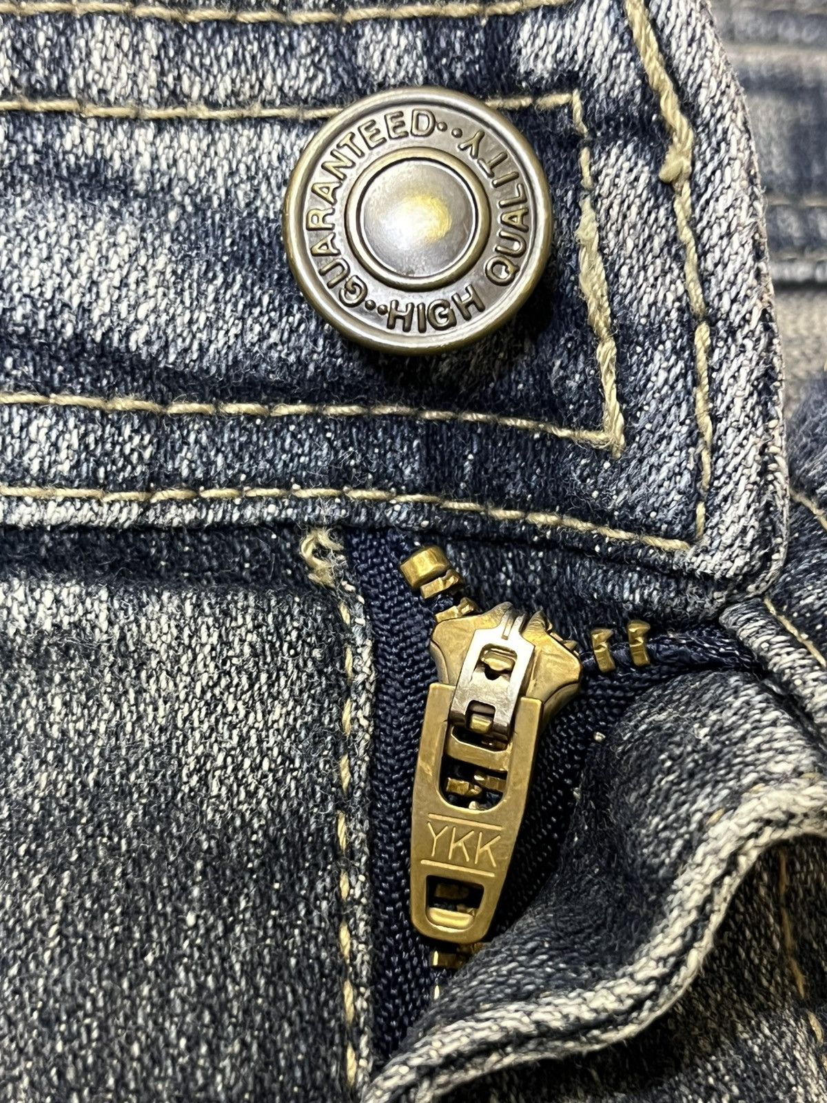 Tornado Mart SICK🔥JAPANESE BRAND HIP MAKE FLARED JEANS Size US 34 / EU 50 - 16 Thumbnail