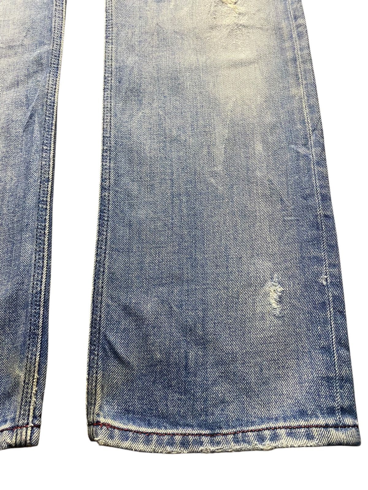 Diesel Black Gold Diesel Timmen Jeans Ripped Denim 0071J Size US 31 - 10 Thumbnail