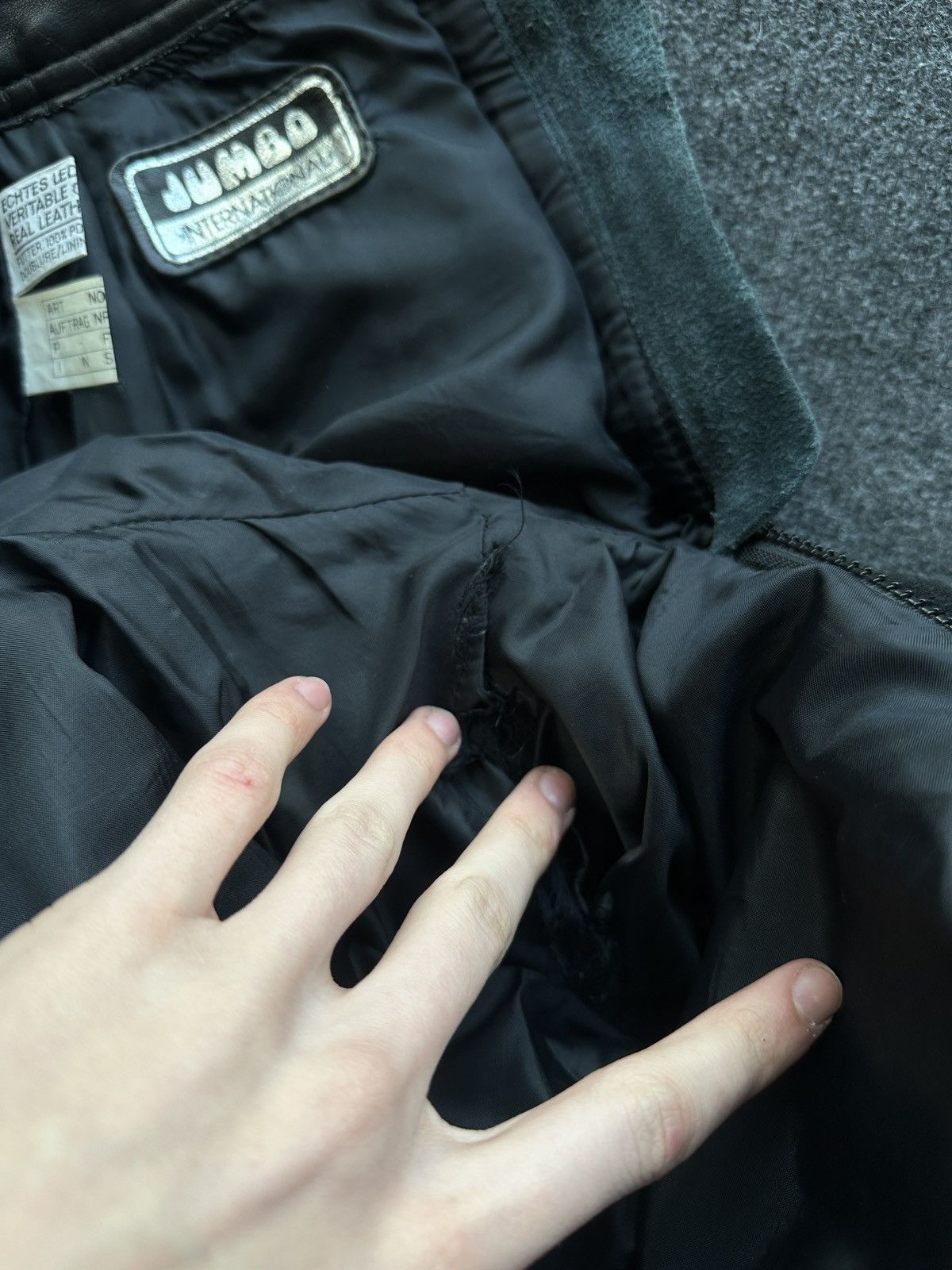 Leather 🚨GRAIL LEATHER PANTS RACING VNTG Cowboy Biker Leather Pants Size US 27 - 16 Thumbnail