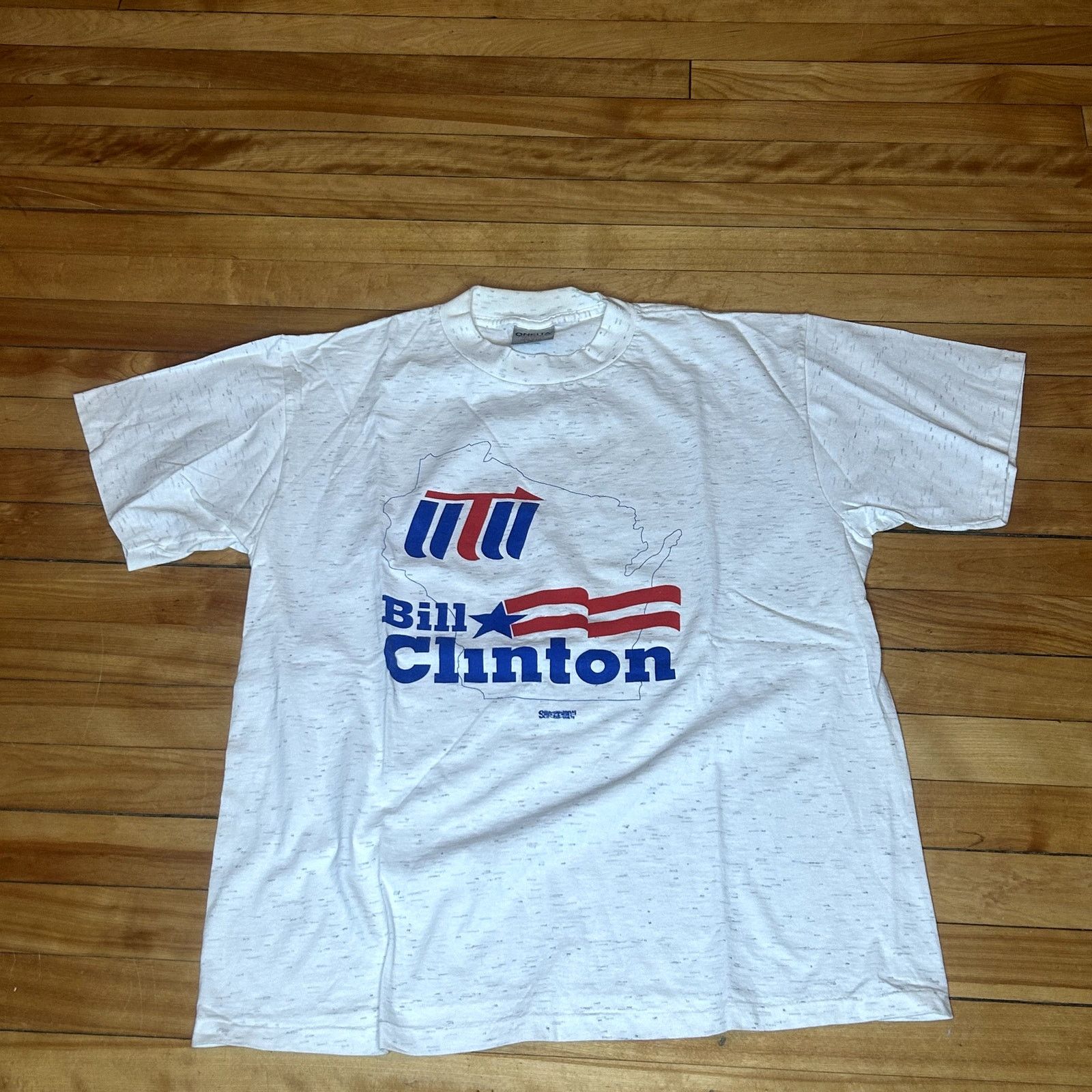 Vintage Vintage 90s Political Bill Clinton T-Shirt Large Size US L / EU 52-54 / 3 - 2 Thumbnail