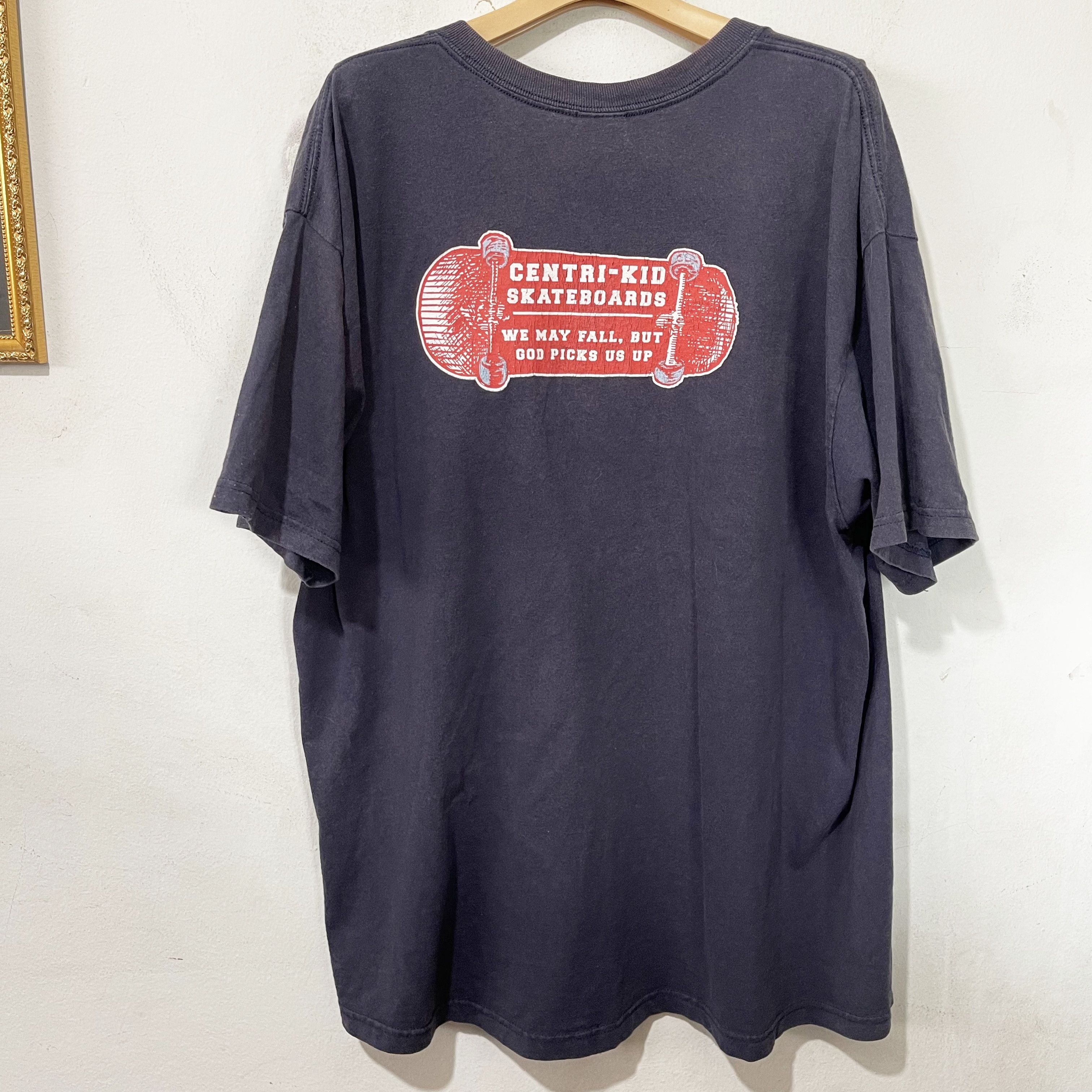 Vintage Vintage Centri-Kid Skateboards T-Shirt Size US XL / EU 56 / 4 - 3 Thumbnail