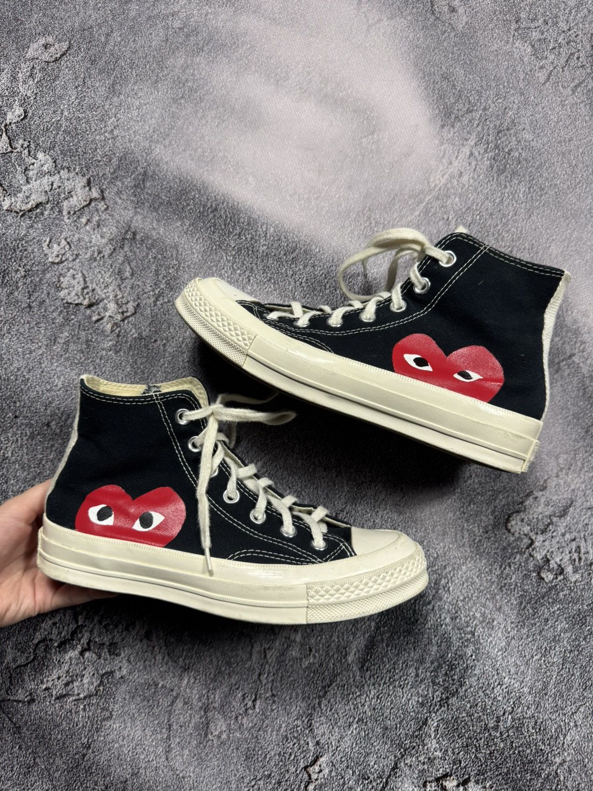Converse x Comme des Garçons PLAY High-Top Sneakers
