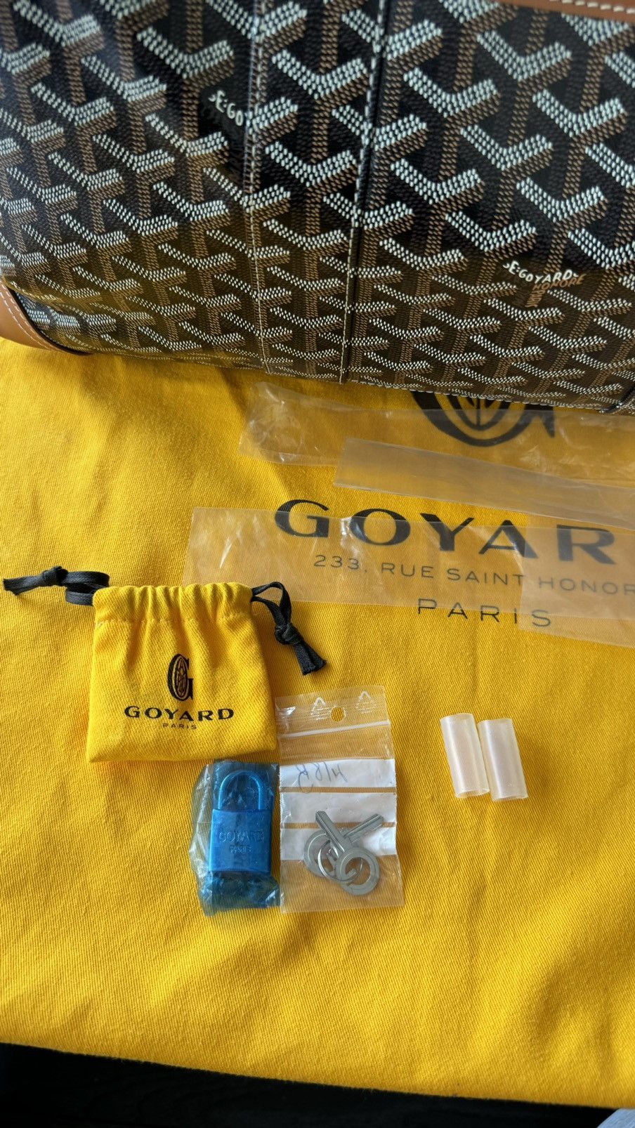 Goyard Goyard 45 Bowling Boeing Foldable Duffle Hand Bag Size ONE SIZE - 21 Thumbnail