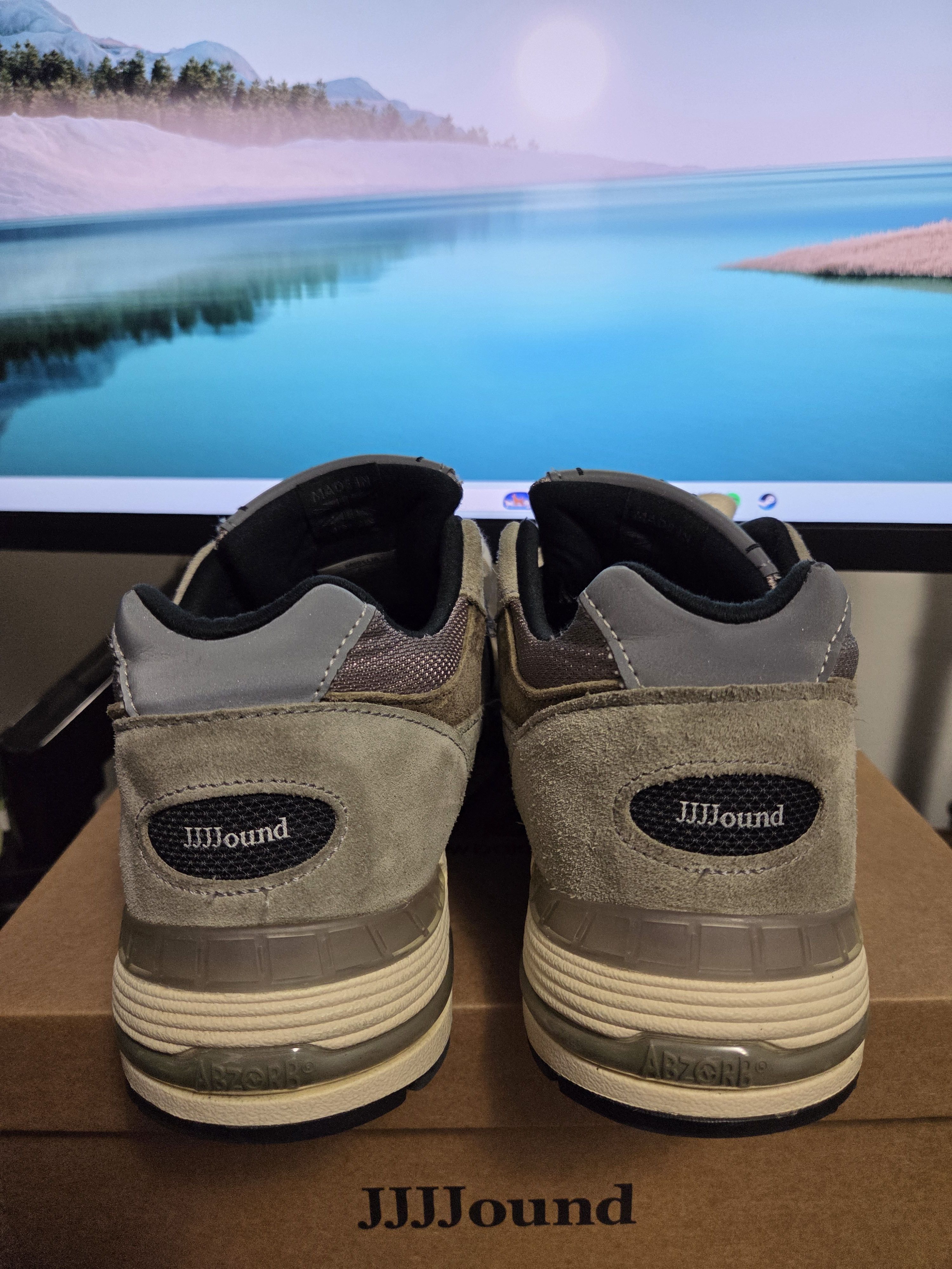 JJJJound × New Balance New Balance 991 MiUK JJJJound Grey Olive Size US 9 / EU 42 - 2 Thumbnail