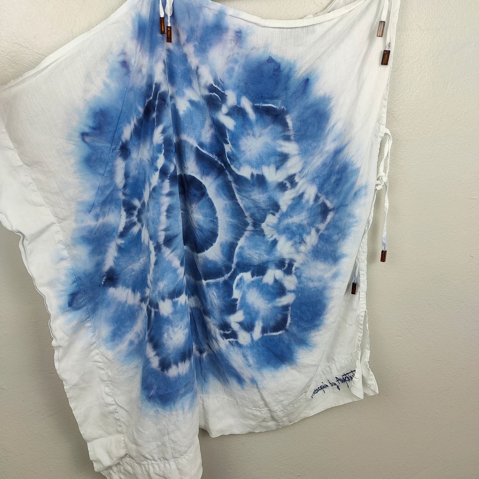 Vilebrequin Vilebrequin Tie Dye Draped Cover Up Dress Womens XS S Blue Size S / US 4 / IT 40 - 2 Thumbnail