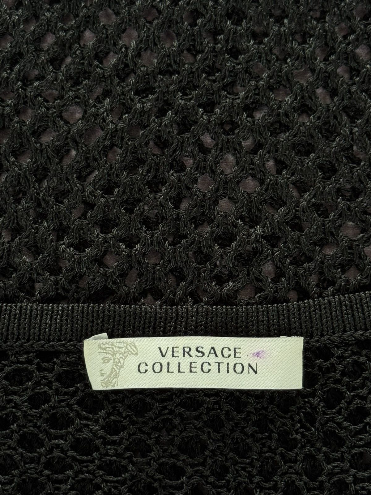 Versace Gianni Versace 00s JPG Vibe Glamour Y2K Mesh Up Tank Top Size M / US 6-8 / IT 42-44 - 8 Thumbnail