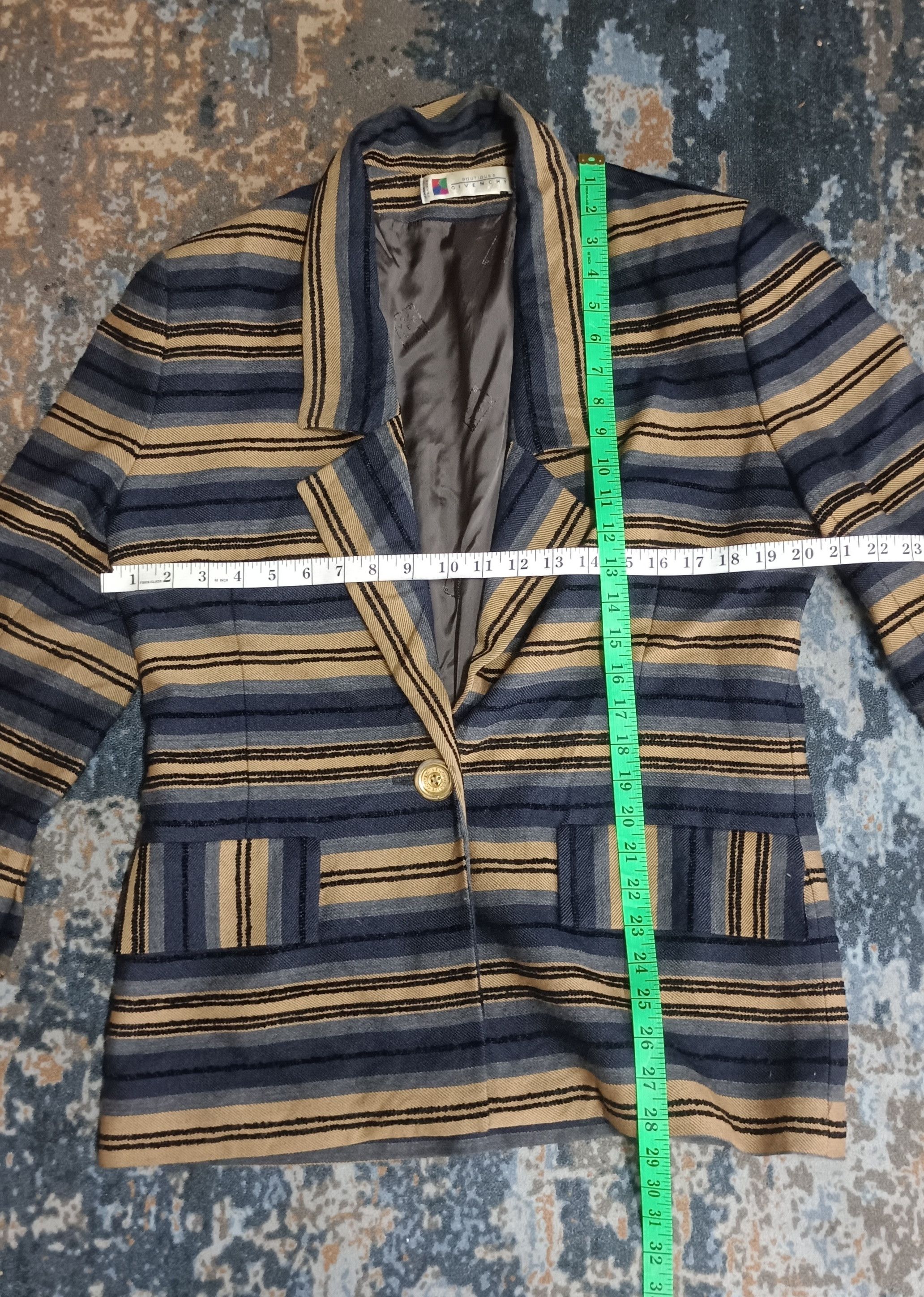 Givenchy Givenchy Boutiques Super Stripe Blazer Size M / US 6-8 / IT 42-44 - 17 Thumbnail