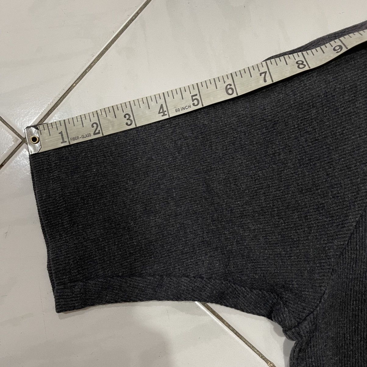 Yohji Yamamoto Thrashed faded AAR yohji yamamoto knit tee Size US M / EU 48-50 / 2 - 10 Thumbnail