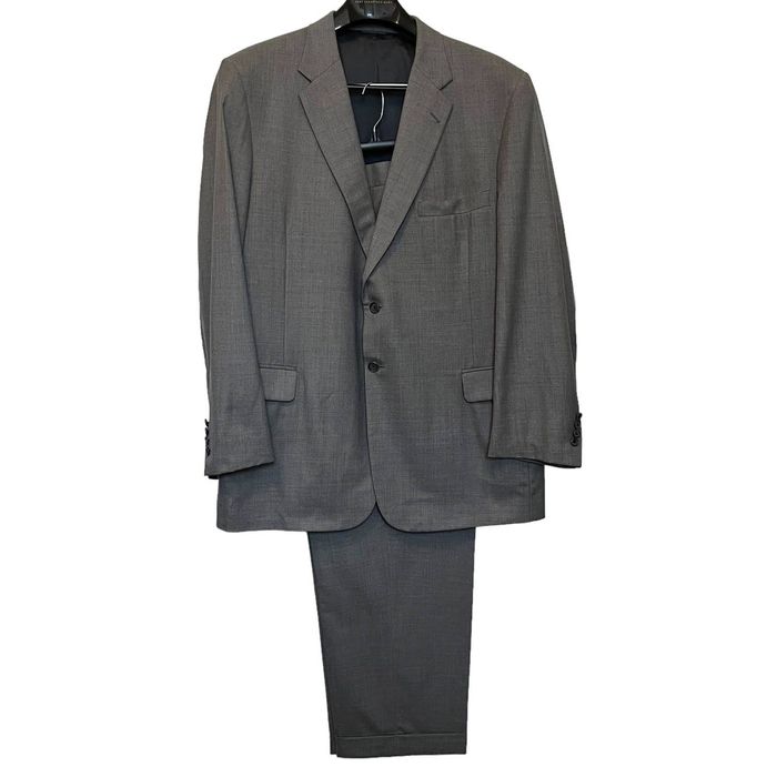 Hickey Freeman Hickey Freeman Gray Suit Tailored Bill Owings 48L | Grailed