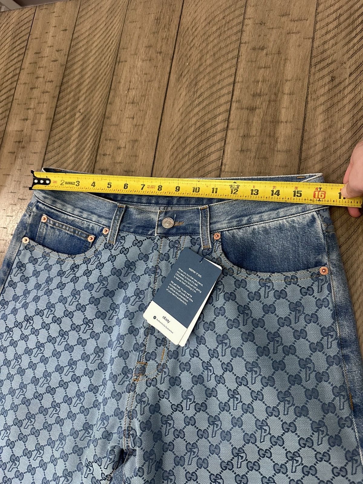 Gucci × Palace Gucci Palace jeans Size US 32 / EU 48 - 14 Thumbnail