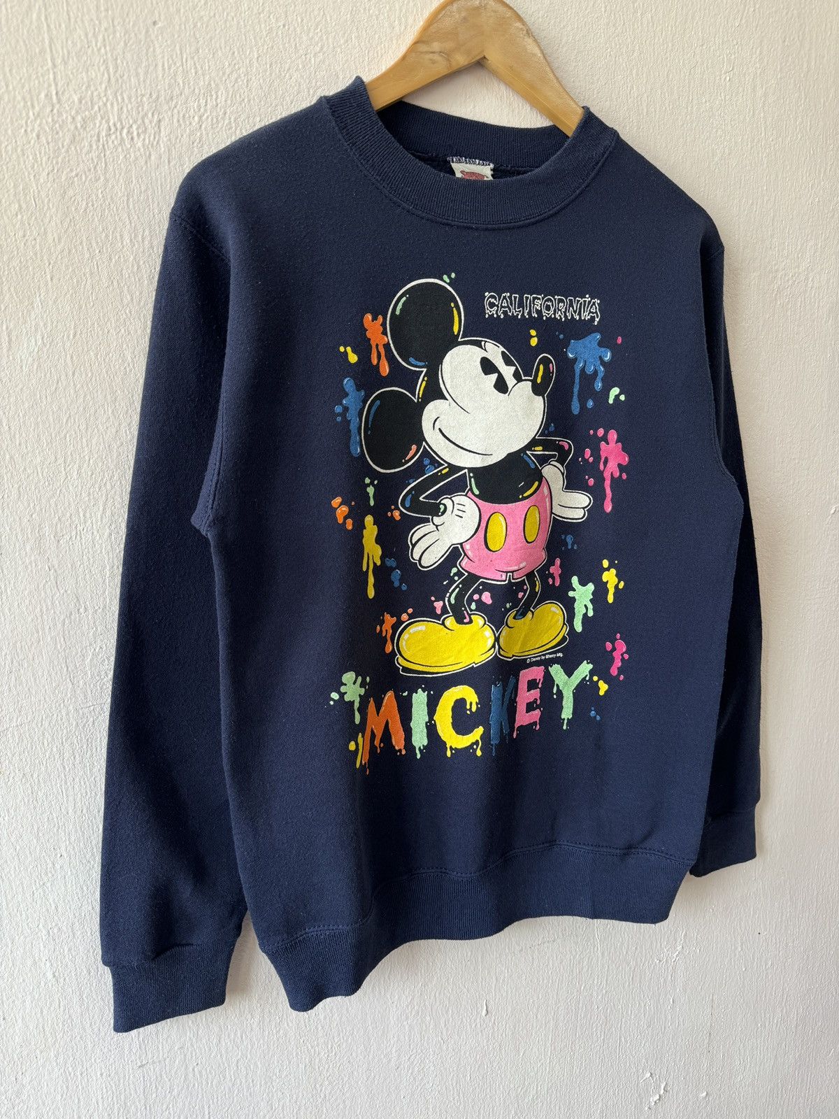 Disney Vintage Mickey Mouse California Sweatshirt Size US S / EU 44-46 / 1 - 3 Thumbnail